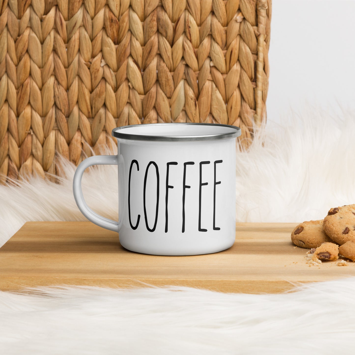 Coffee Enamel Mug