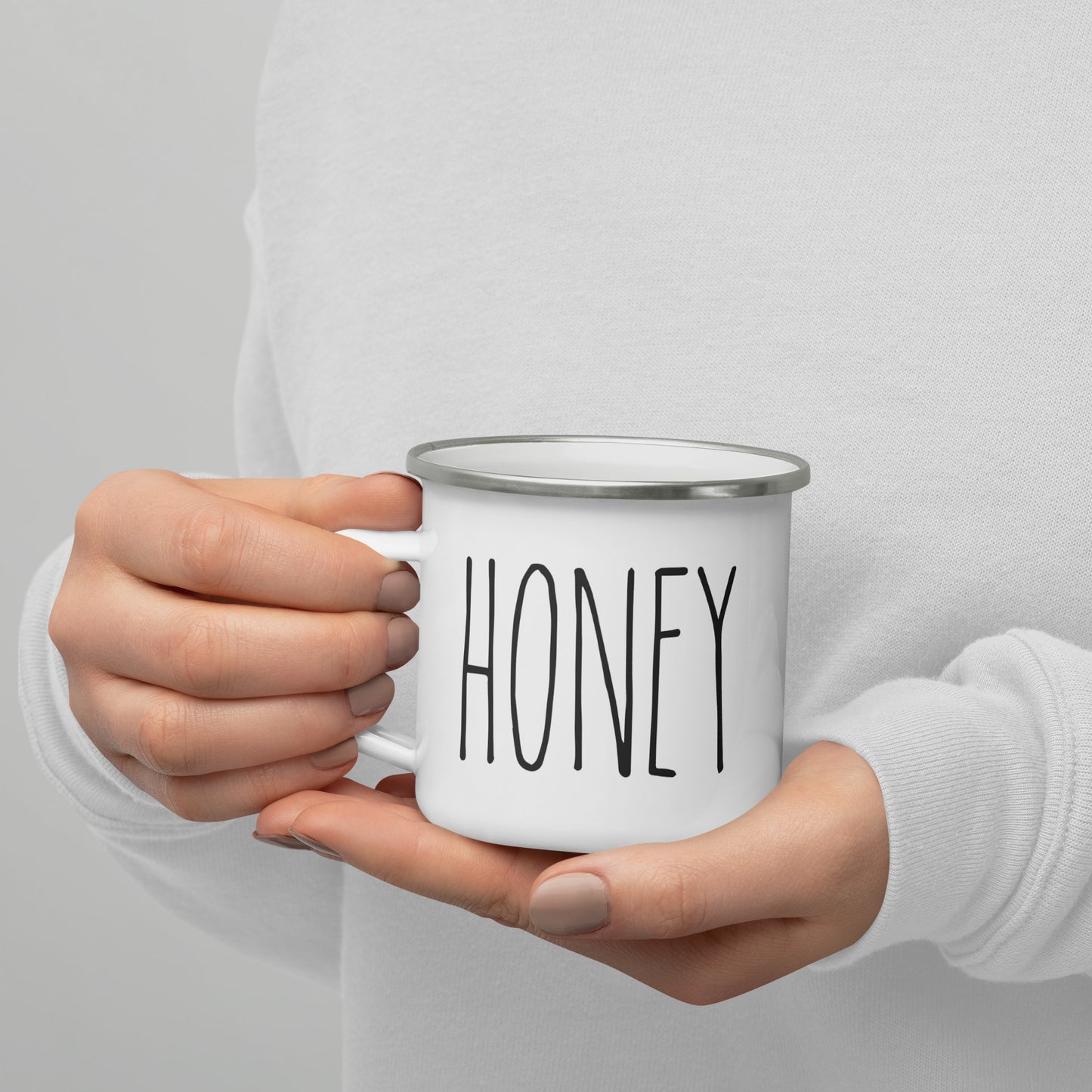 Honey Enamel Mug