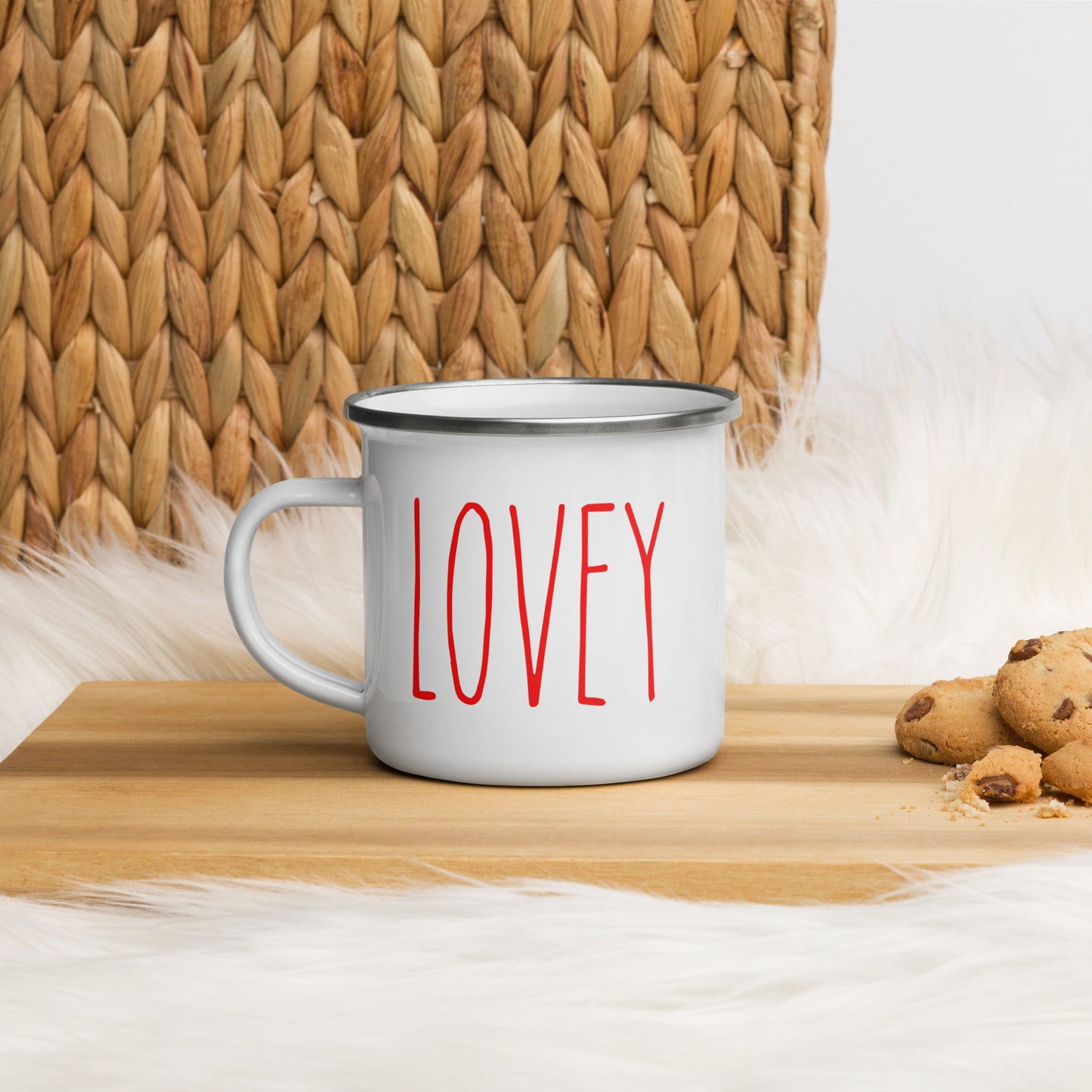 LOVEY Enamel Mug