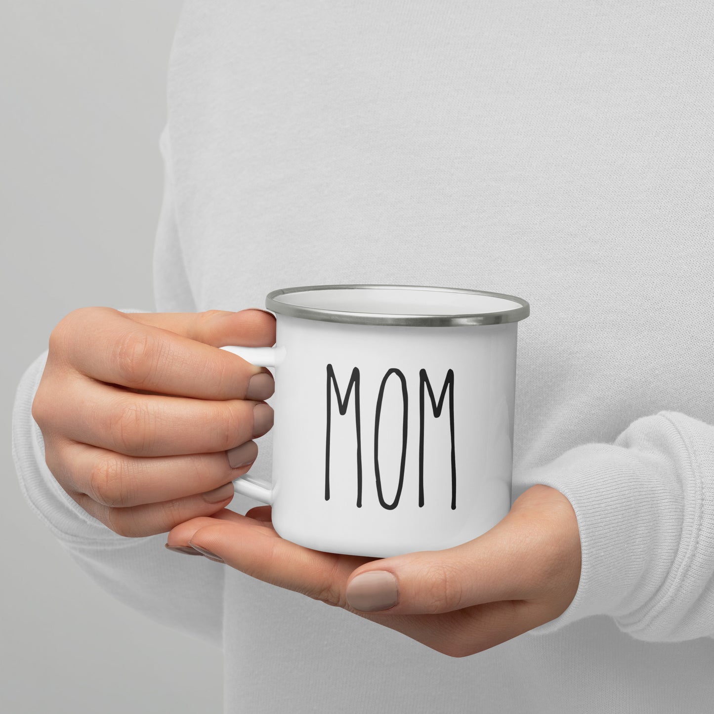 MOM Enamel Mug