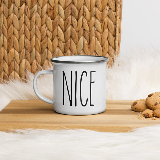 NICE Enamel Mug