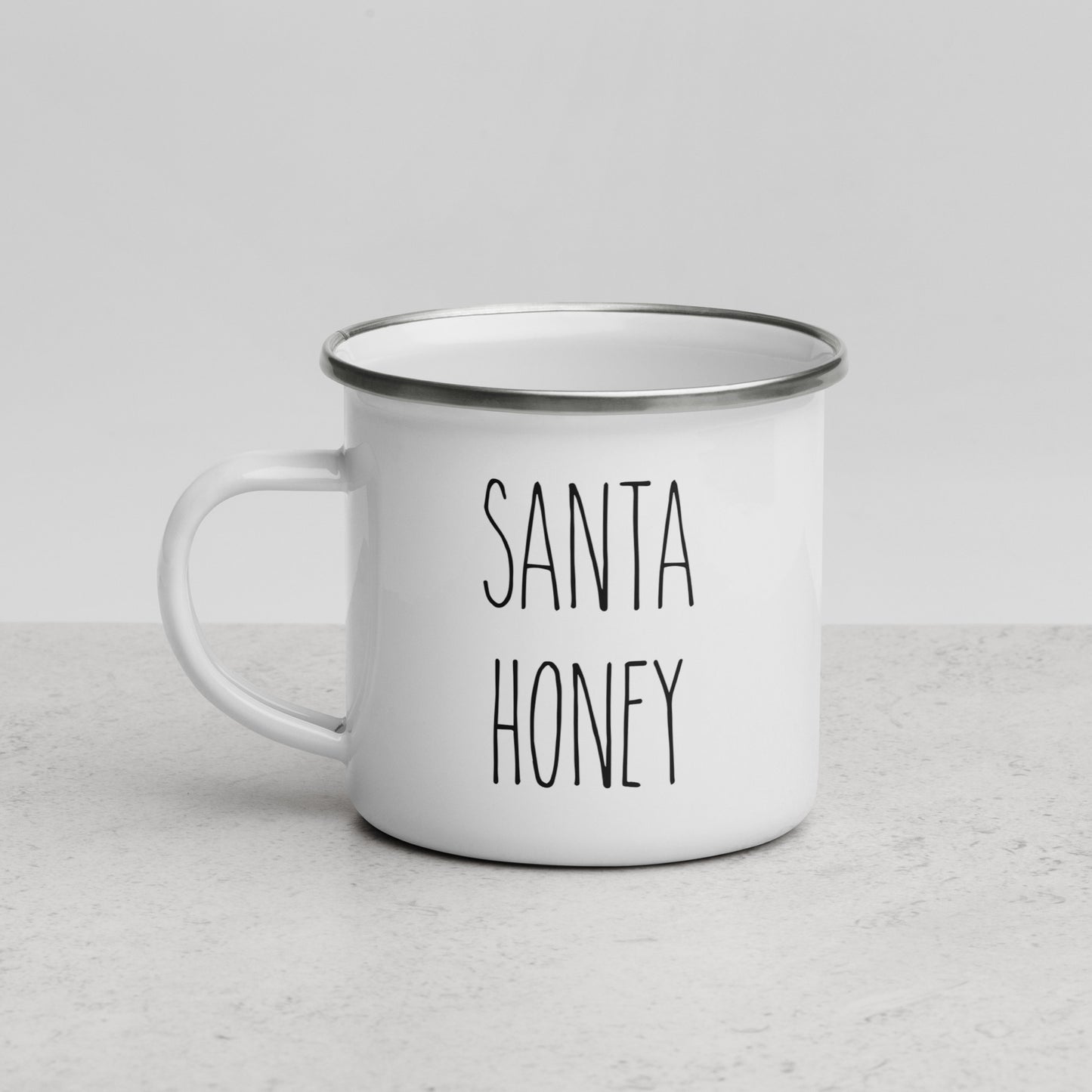 Santa Honey Enamel Mug