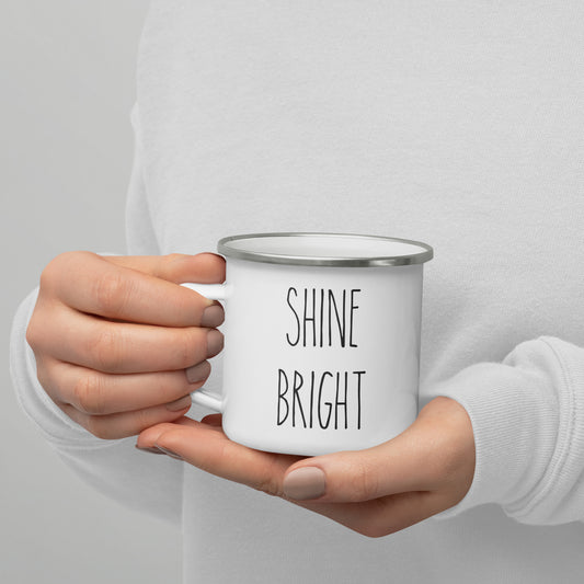 Shine Bright Enamel Mug