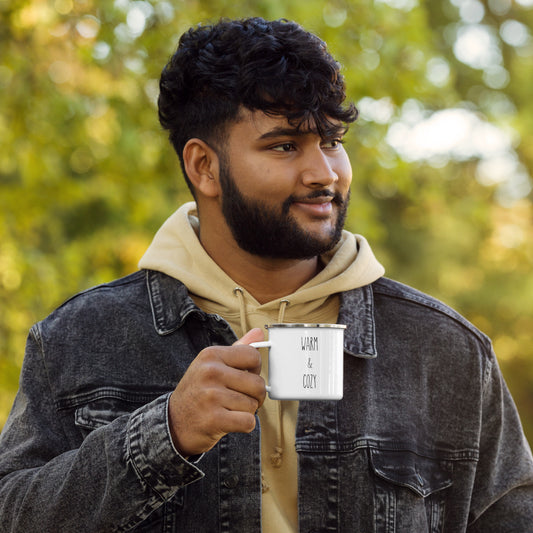 Warm & Cozy Enamel Mug