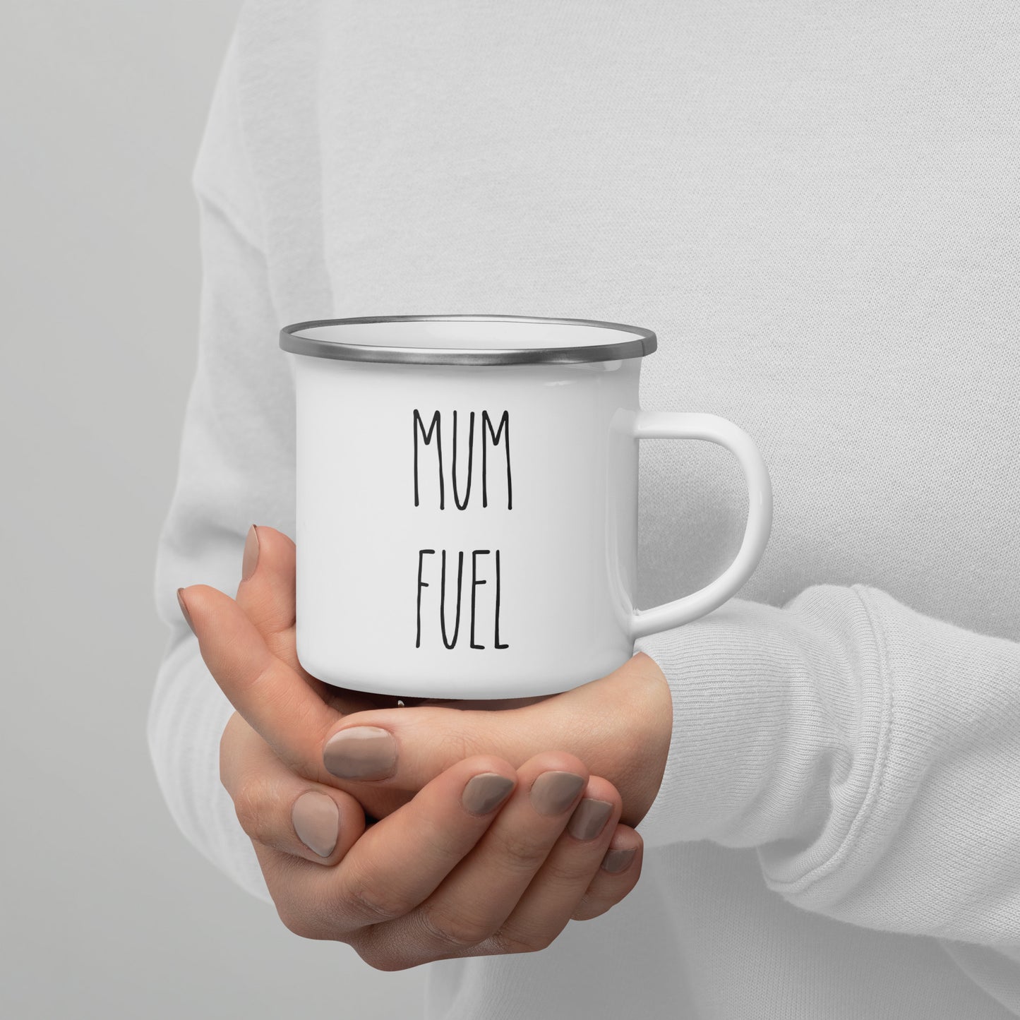 Mum Fuel Enamel Mug