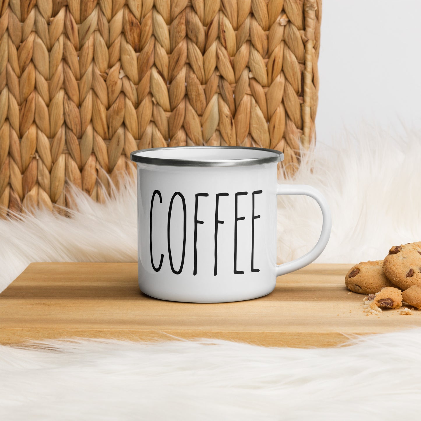 Coffee Enamel Mug