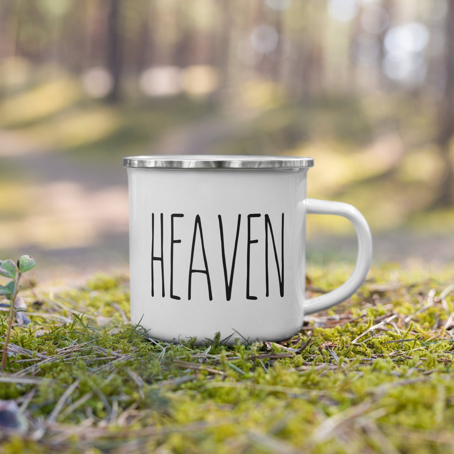 Heaven Enamel Mug