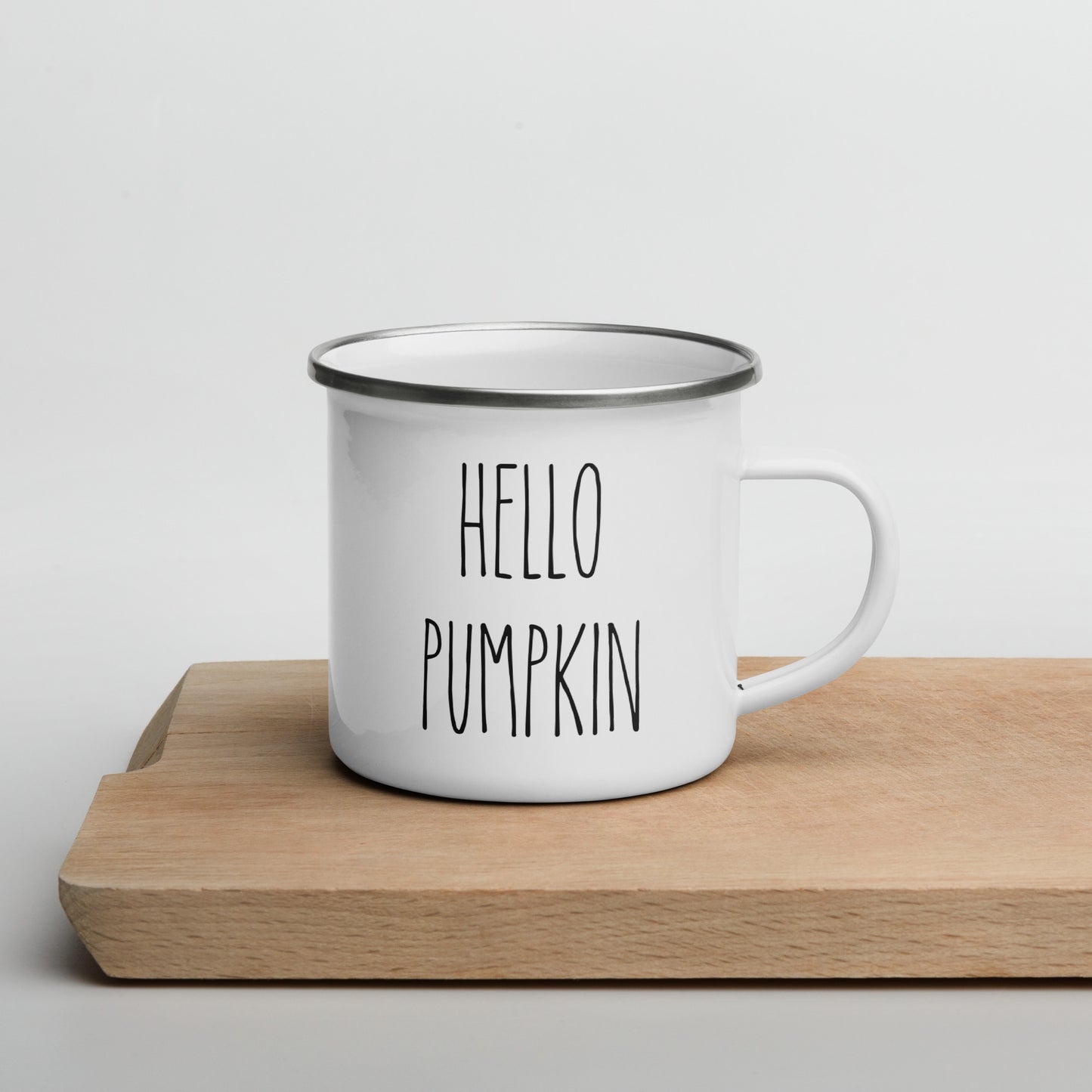 Hello Pumpkin Enamel Mug