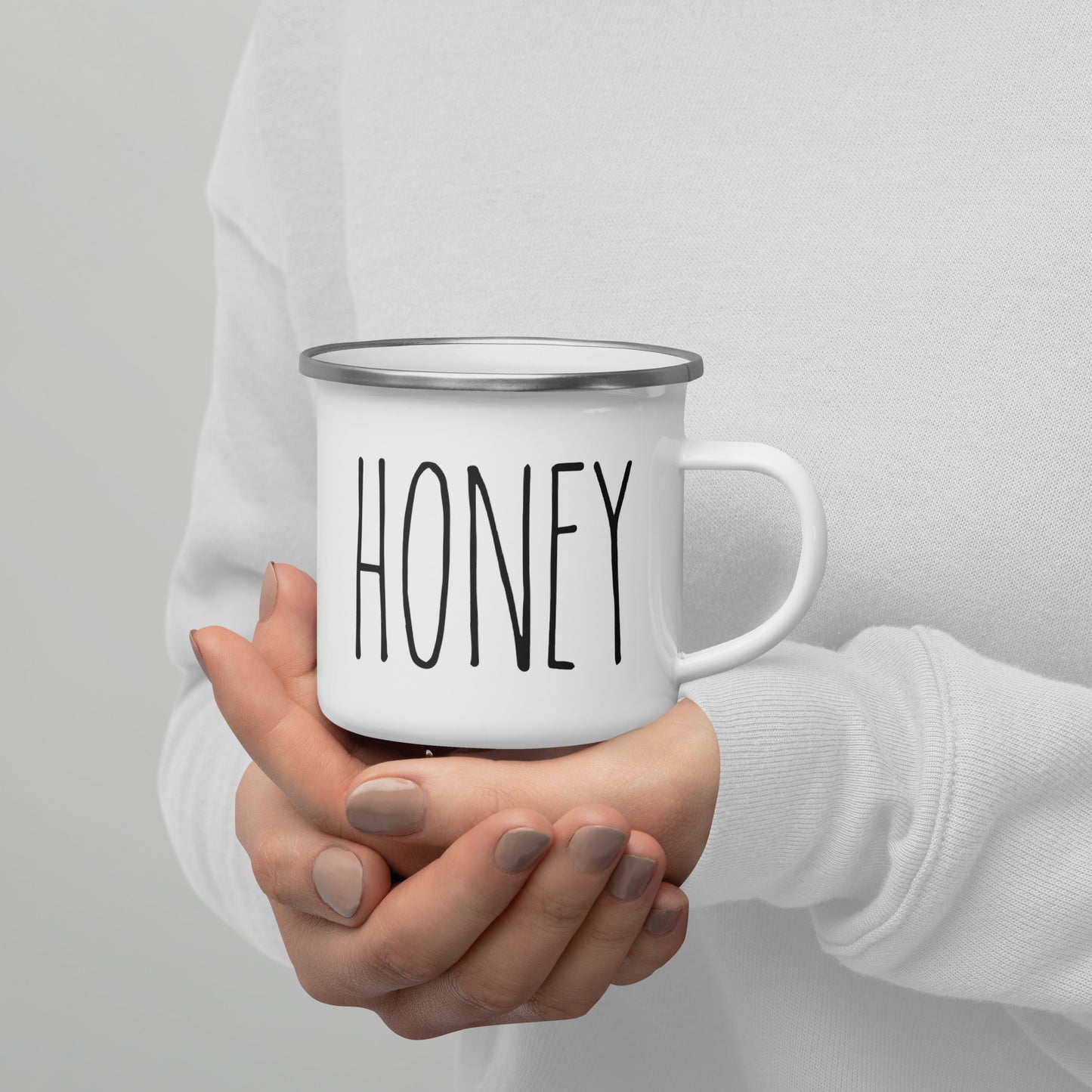 Honey Enamel Mug