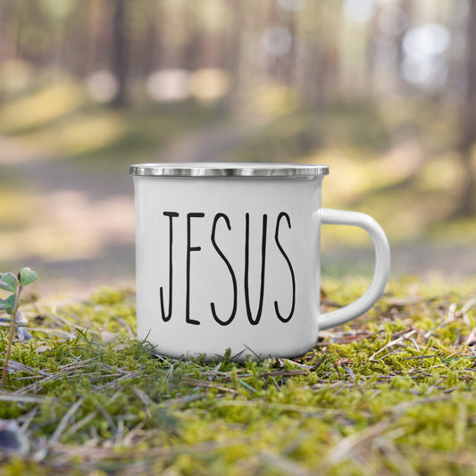 JESUS Enamel Mug