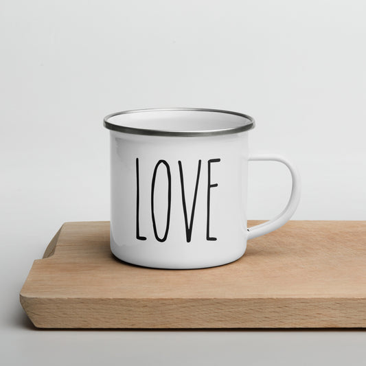 LOVE Enamel Mug