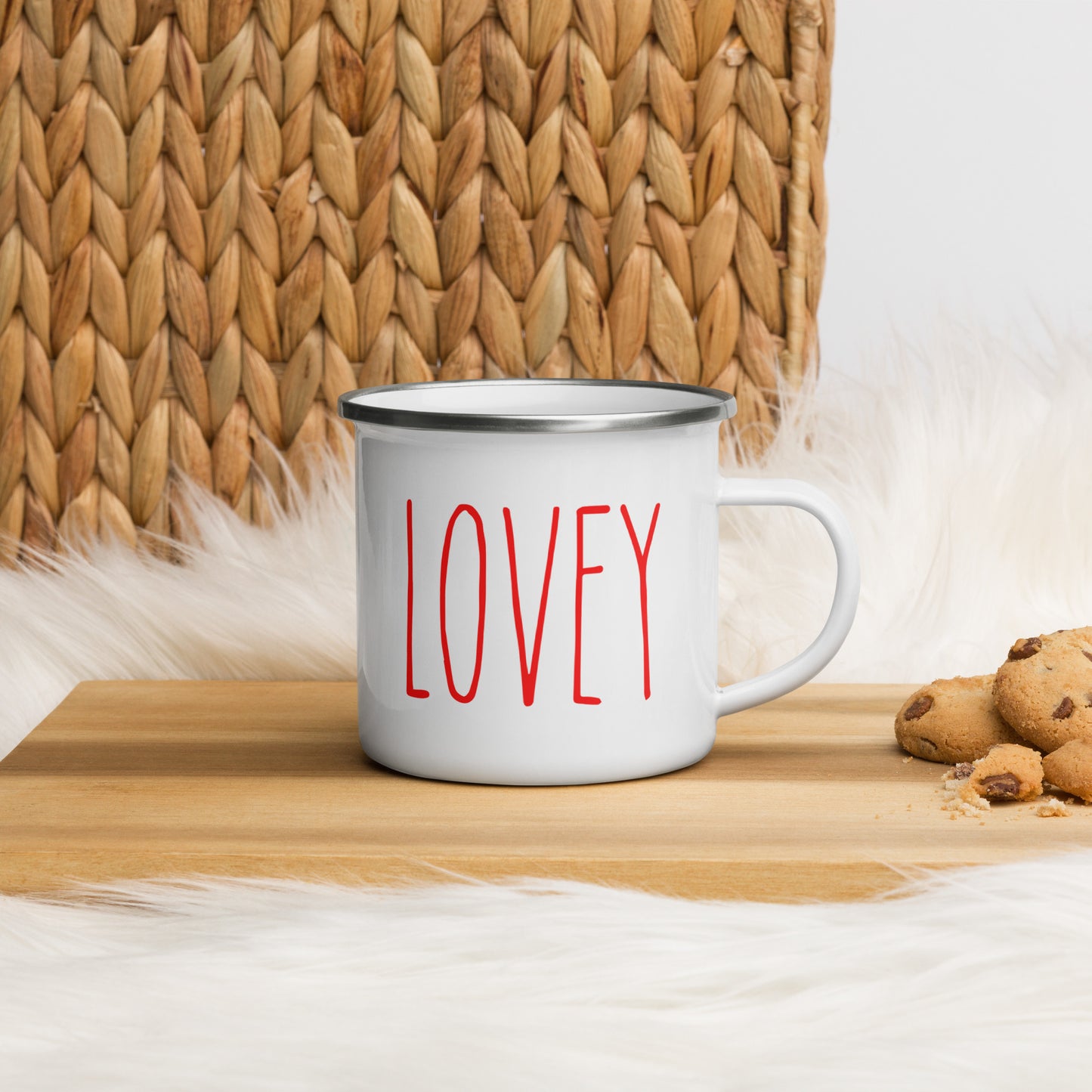 LOVEY Enamel Mug