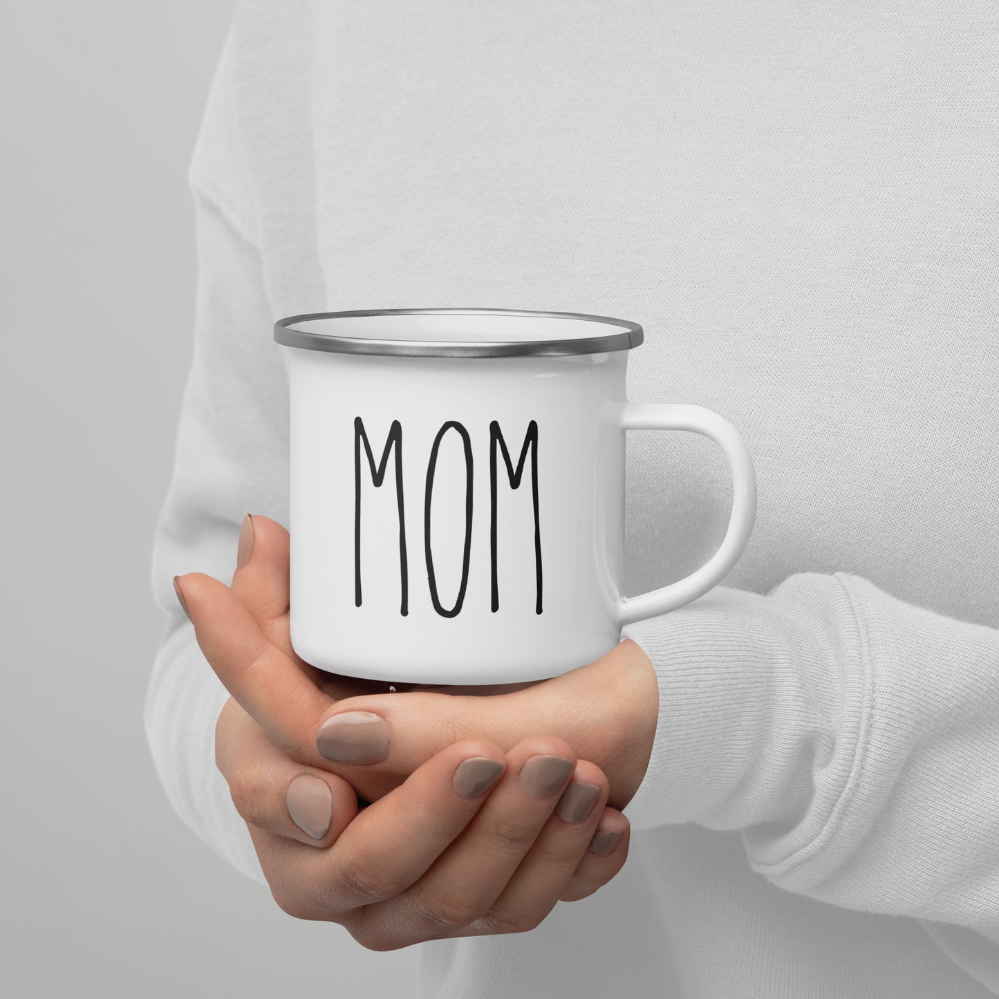 MOM Enamel Mug