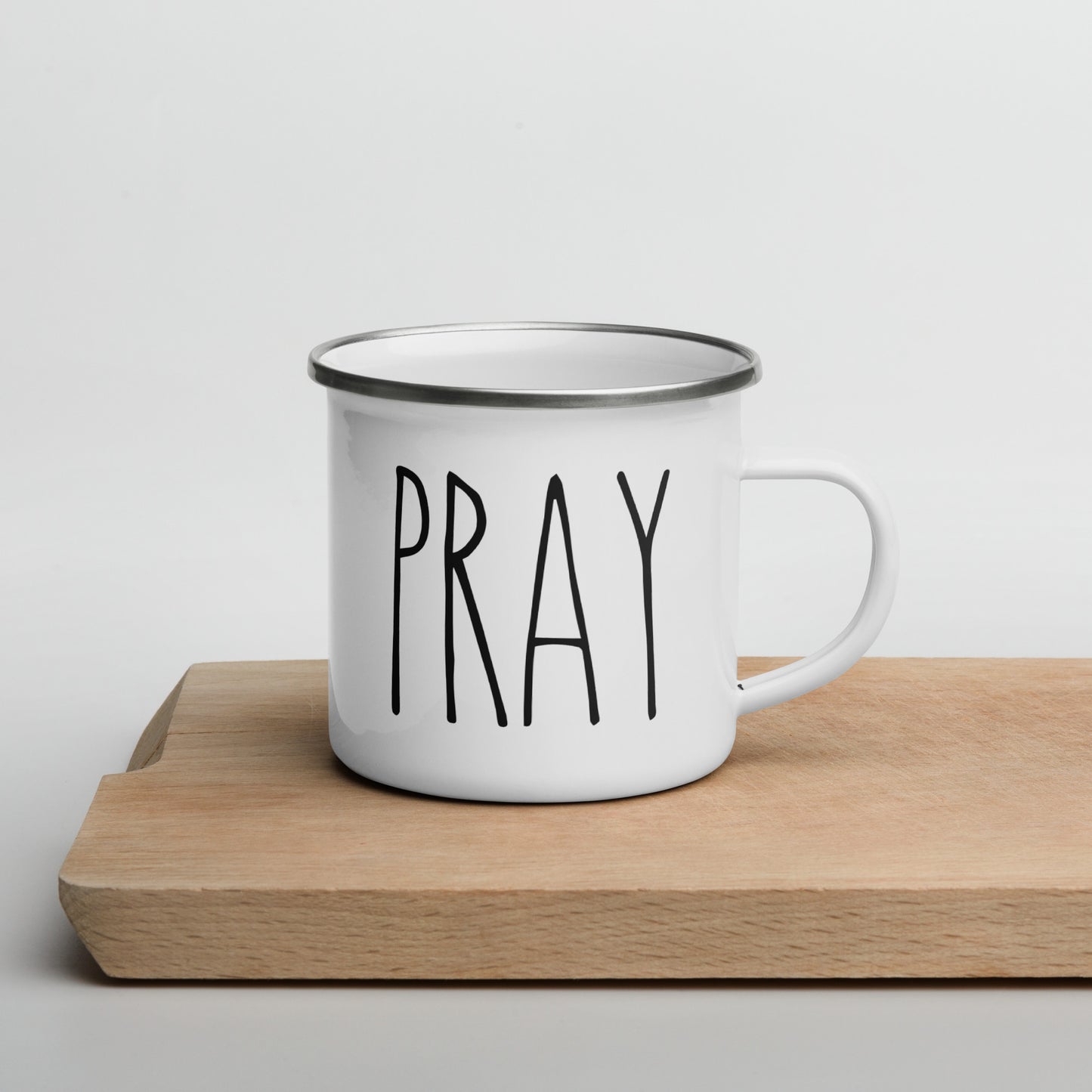 PRAY Enamel Mug