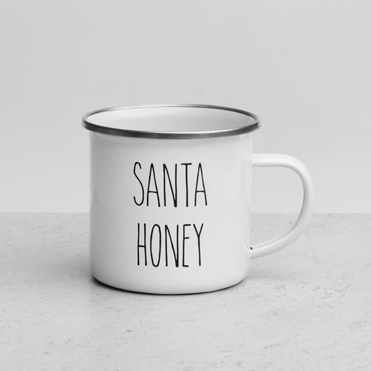 Santa Honey Enamel Mug