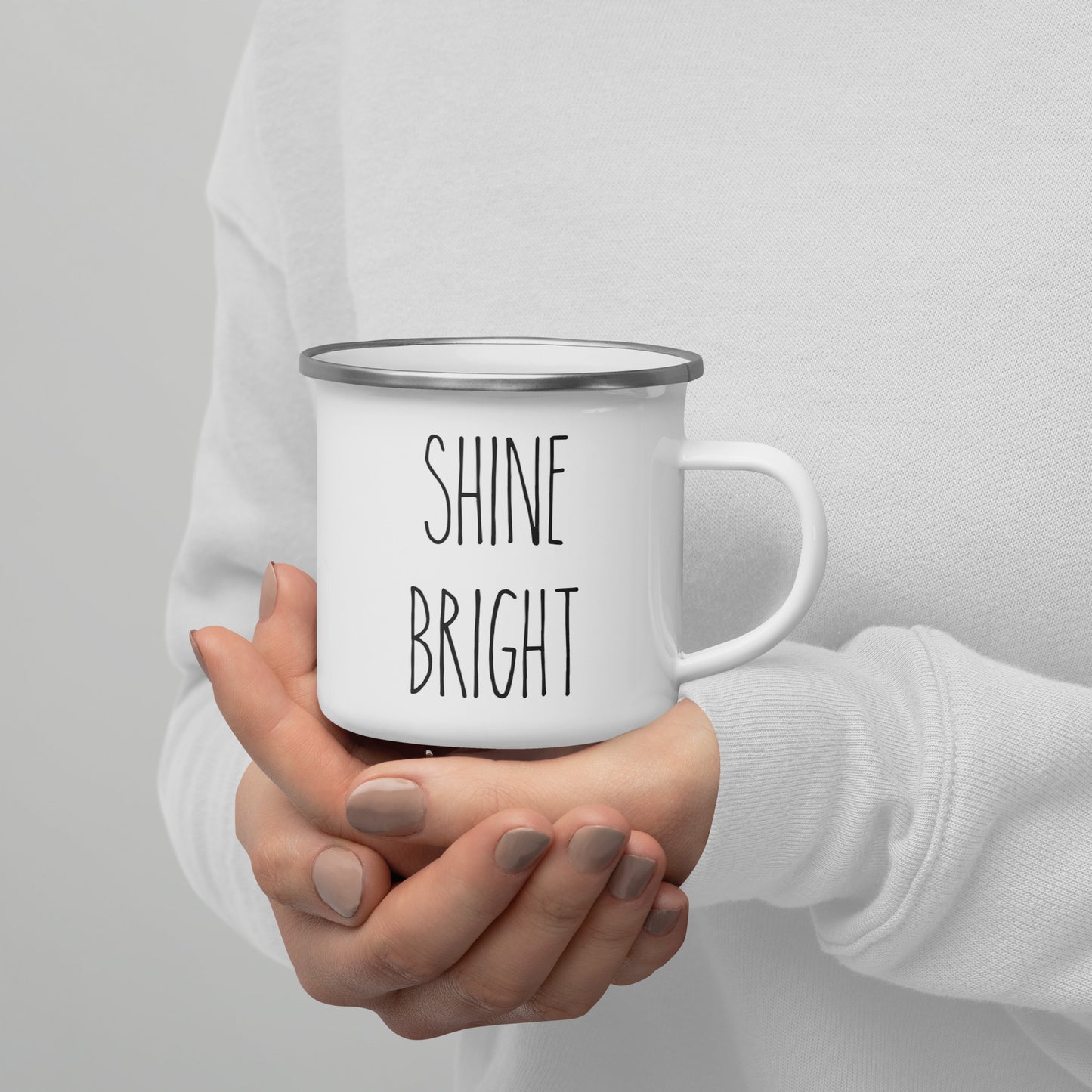 Shine Bright Enamel Mug