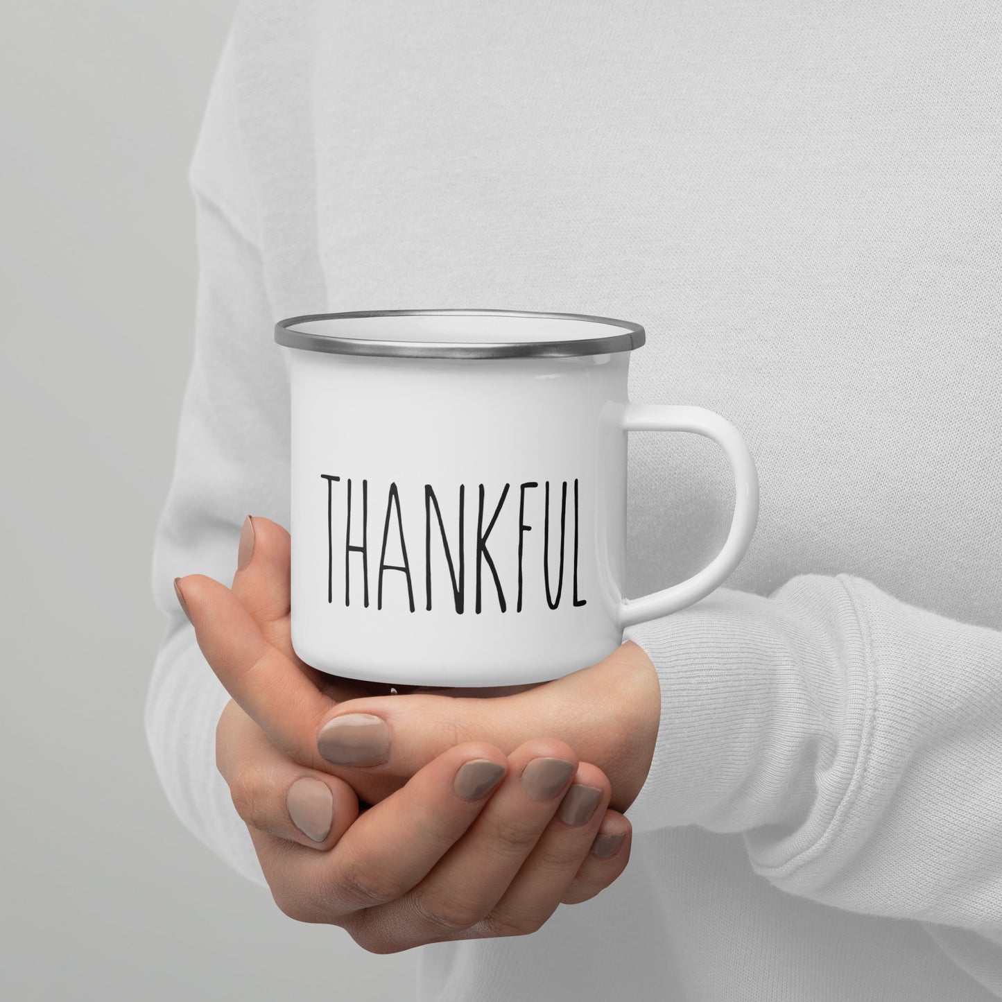 Thankful Enamel Mug