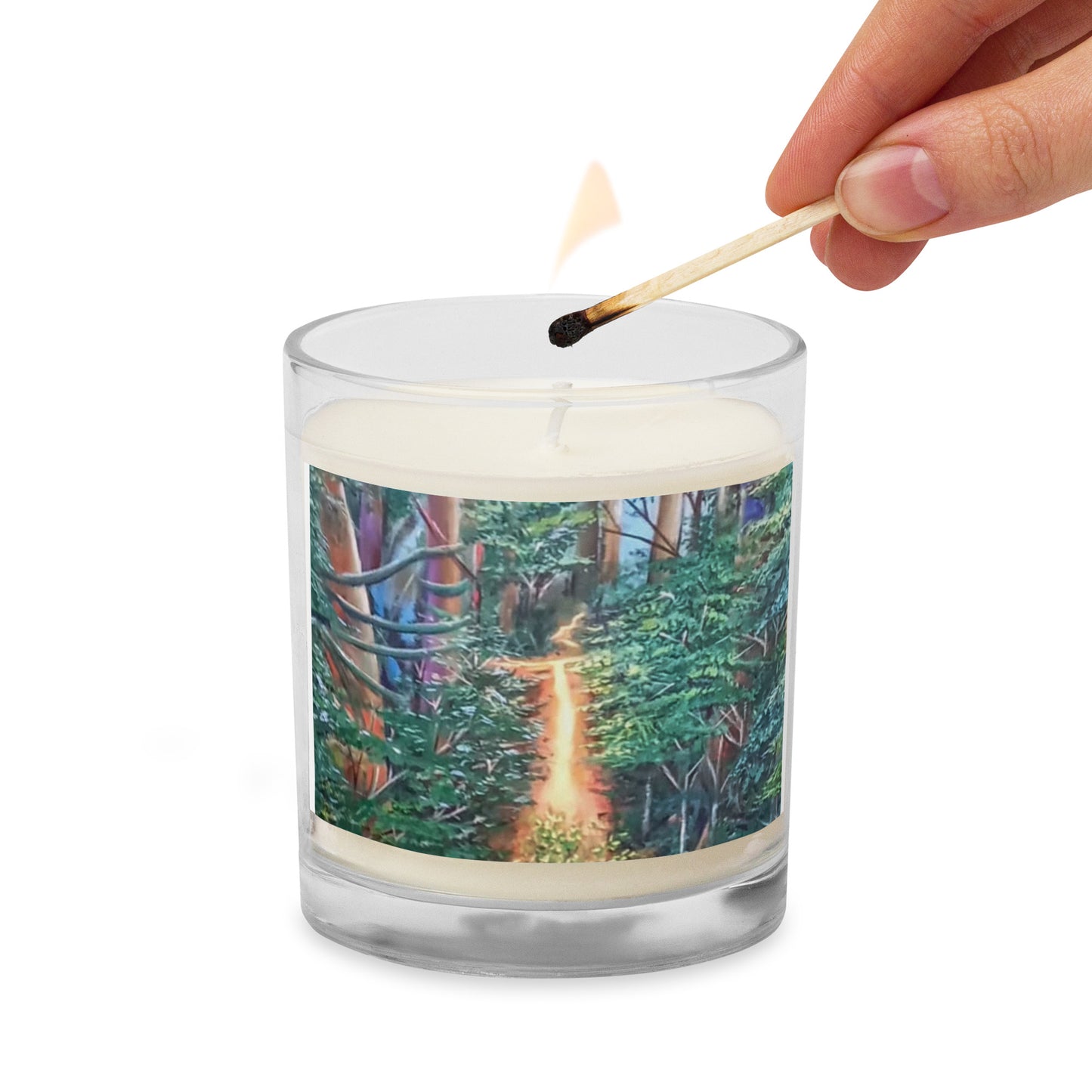 Lush Tropical Rain Forest Art Print Candle