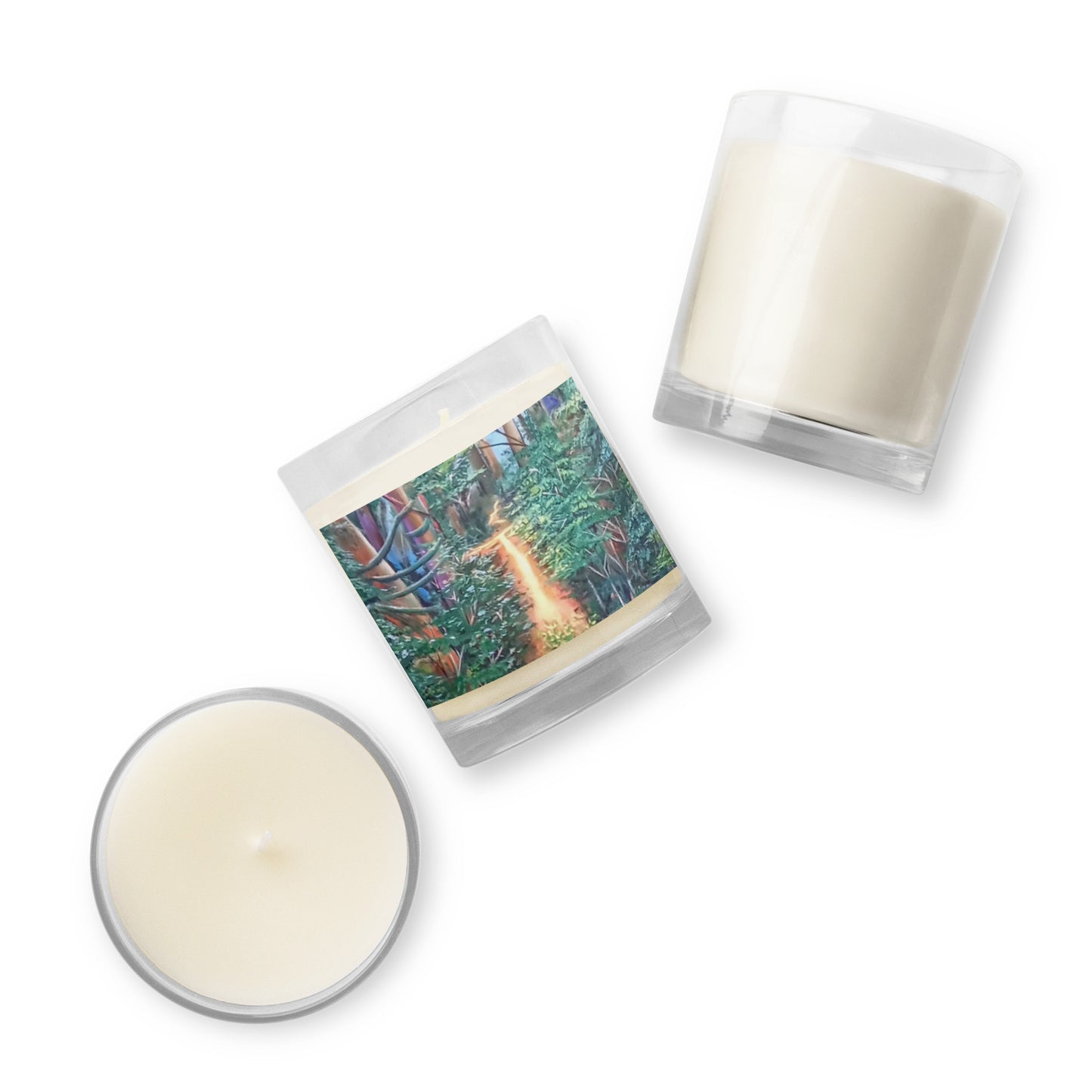 Lush Tropical Rain Forest Art Print Candle