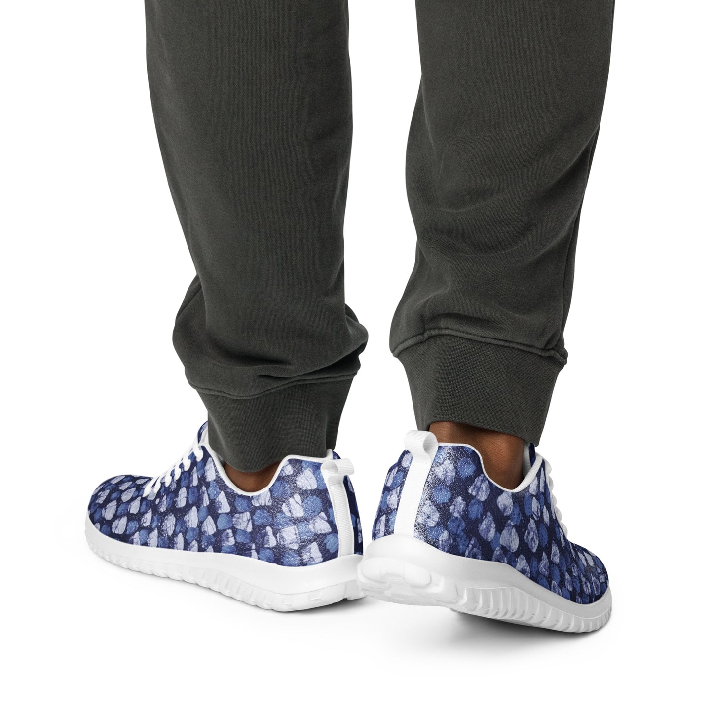 Blue Dotted Men’s athletic shoes