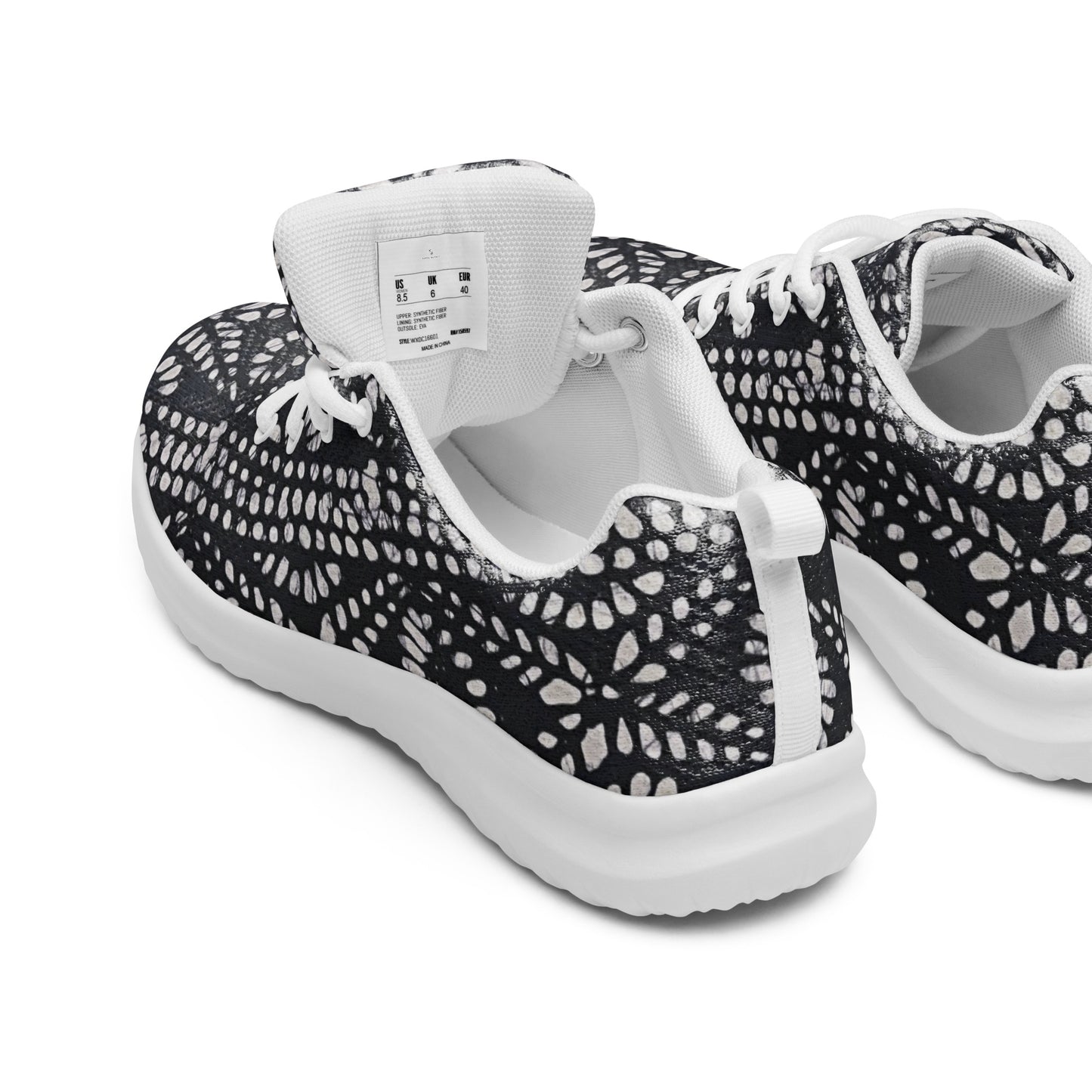 Black White Aztec Men’s athletic shoes