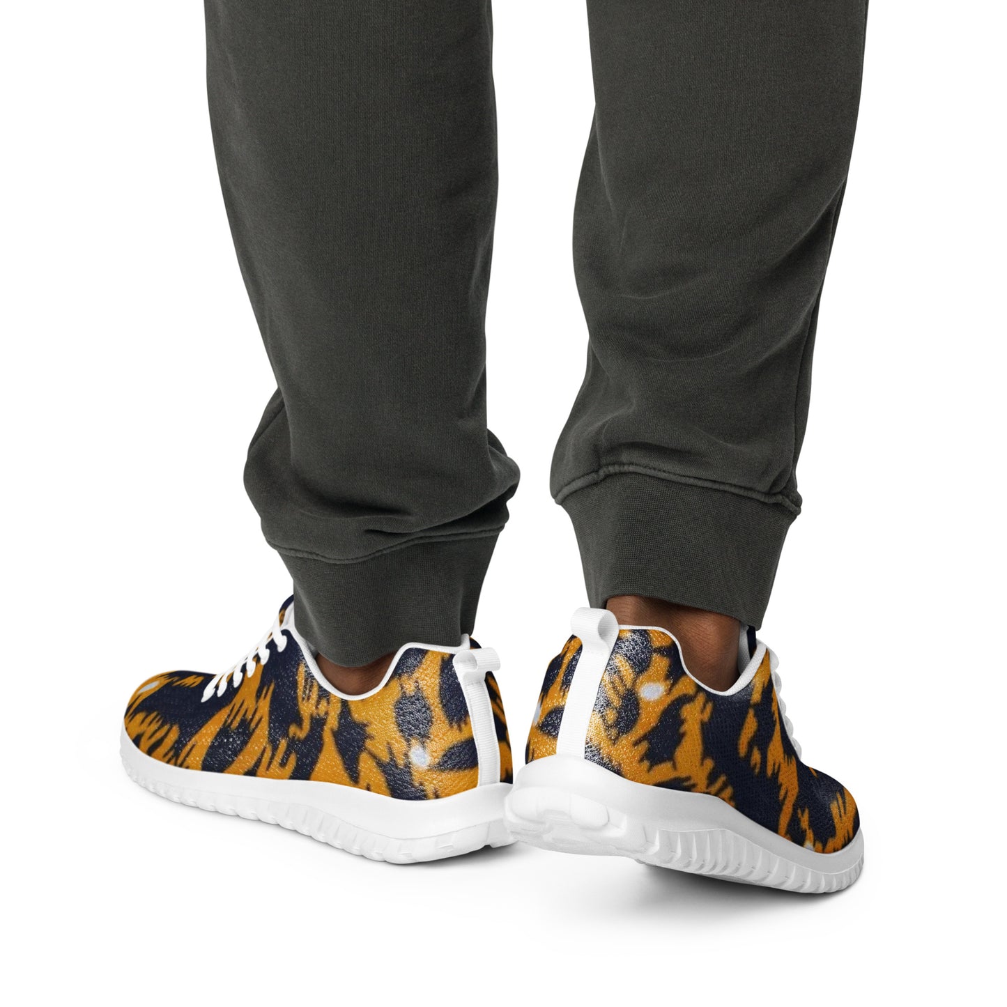 Yellow Leopard Men’s athletic shoes