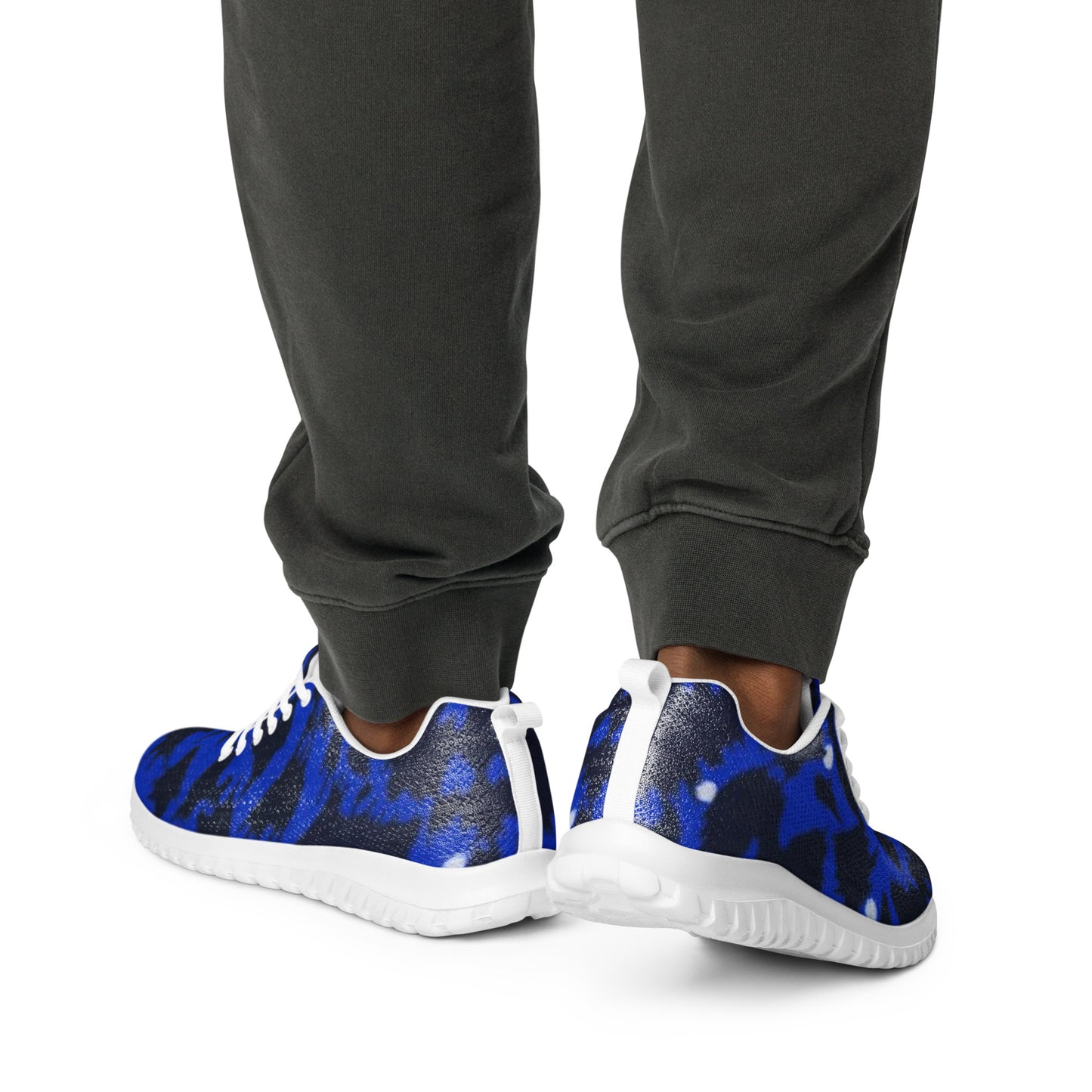 Blue Leopard Men’s athletic shoes