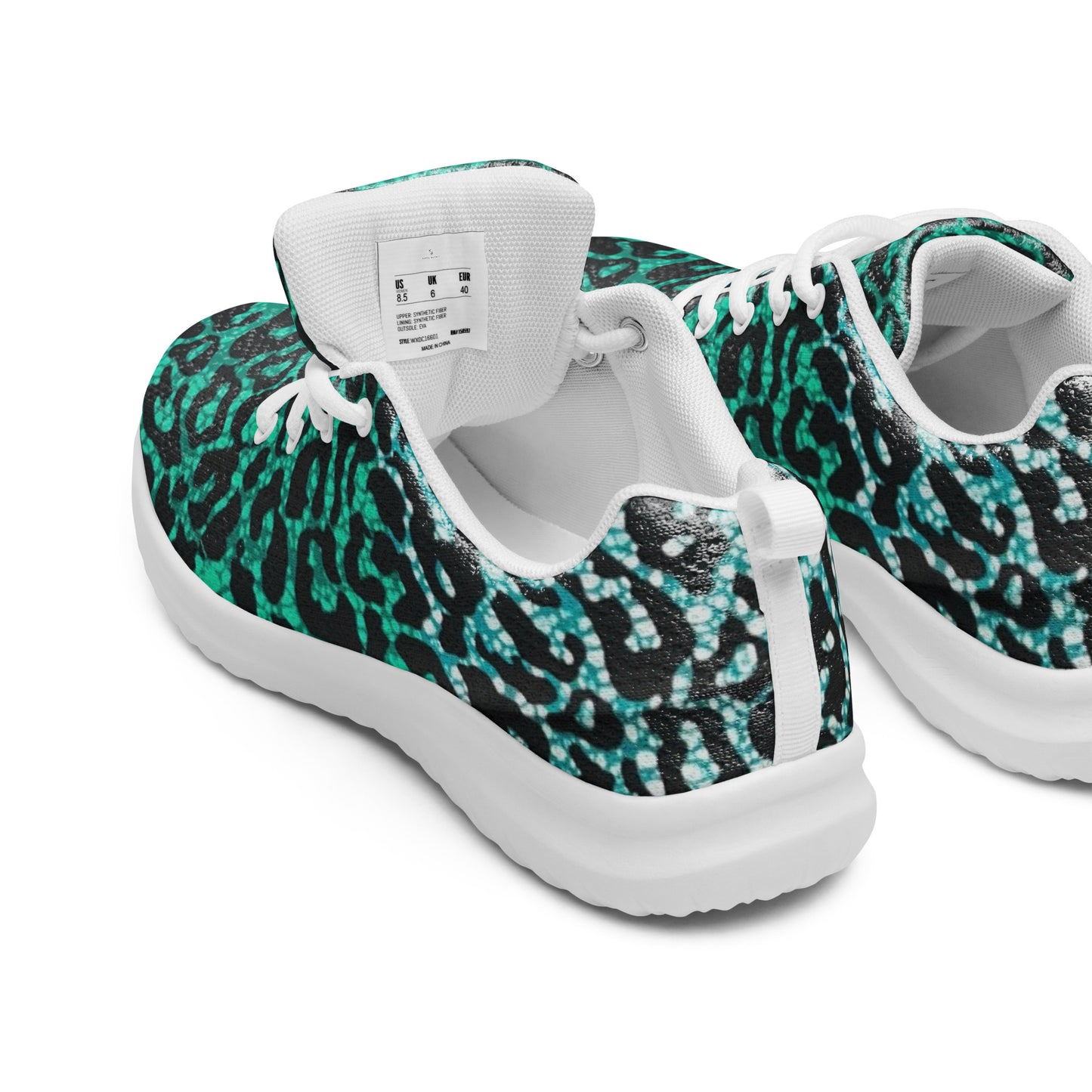 Green Leopard Men’s athletic shoes