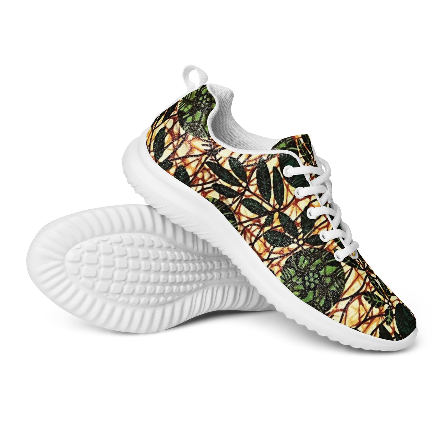 Green Leaf Wine Ankara Men’s athletic shoes