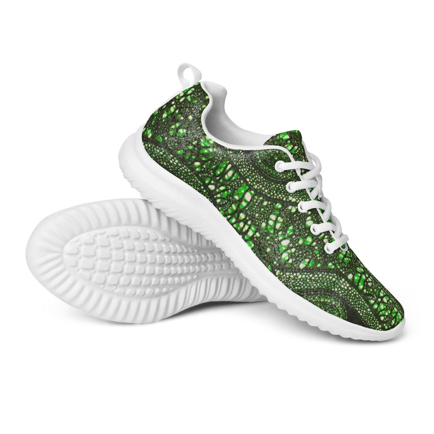 Green Peas Ankara Men’s Athletic Shoes