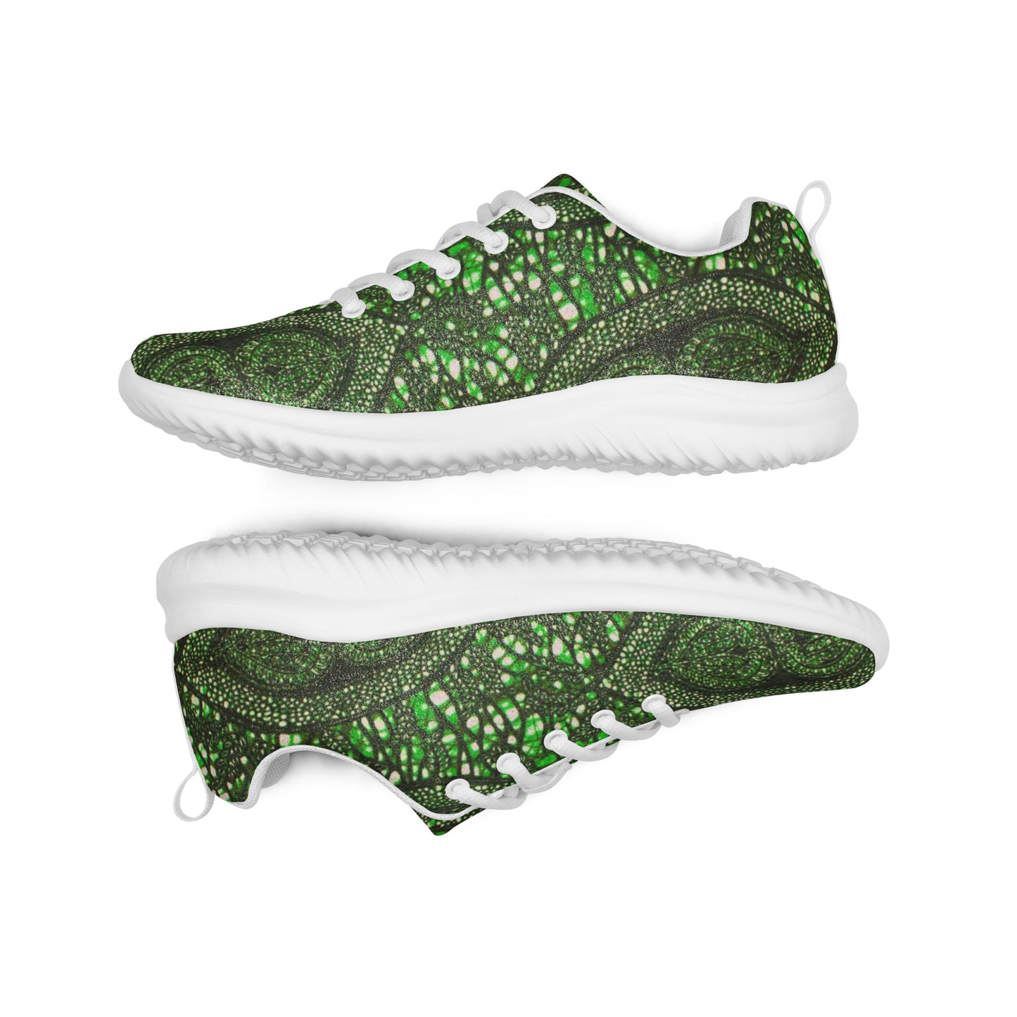 Green Peas Ankara Men’s Athletic Shoes