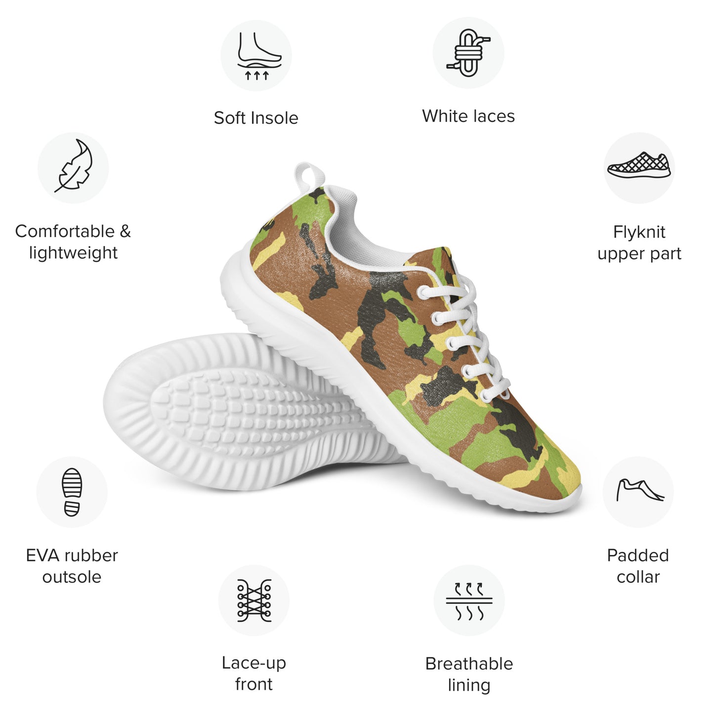 Camo Green Men’s athletic shoes