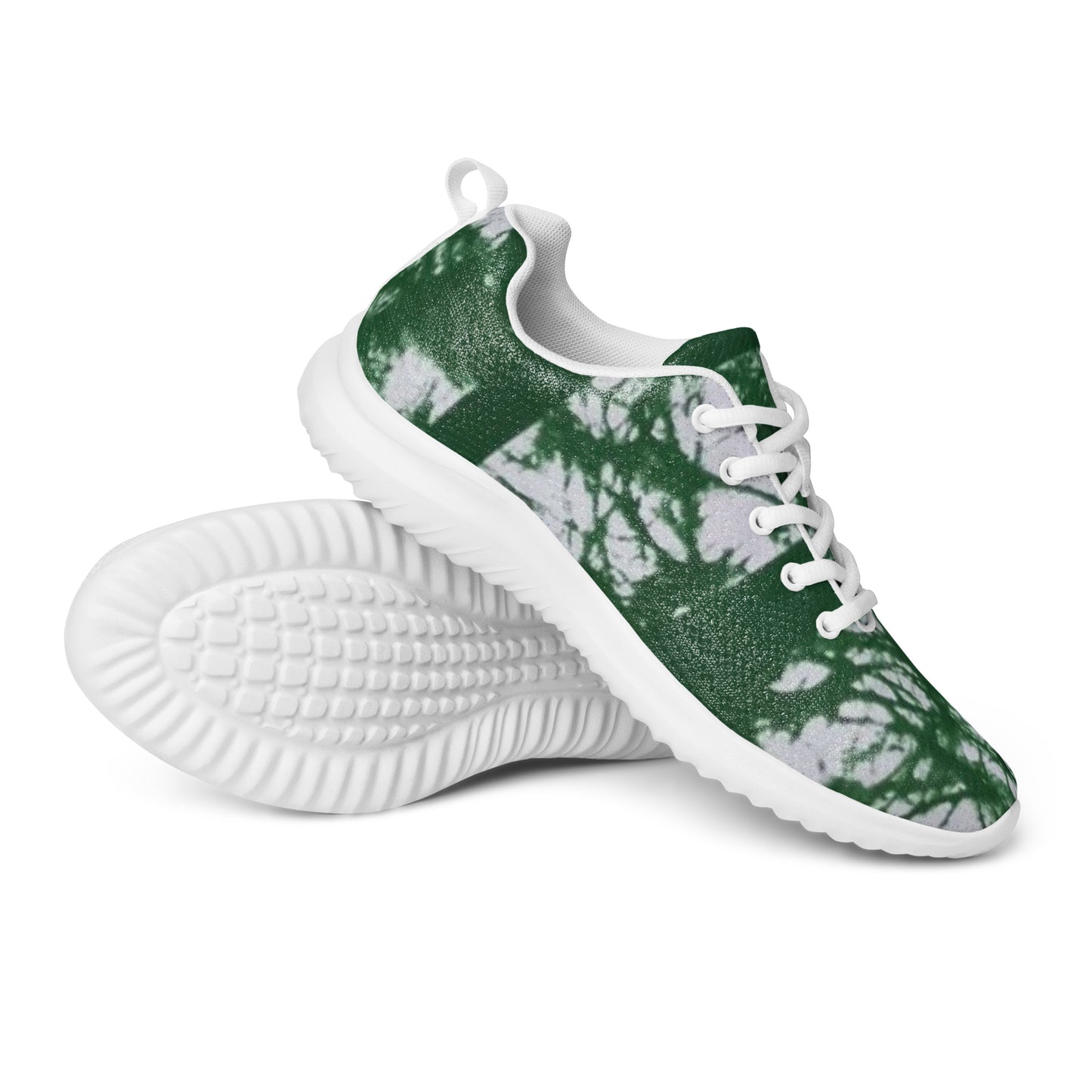 Green Adire Men’s athletic shoes