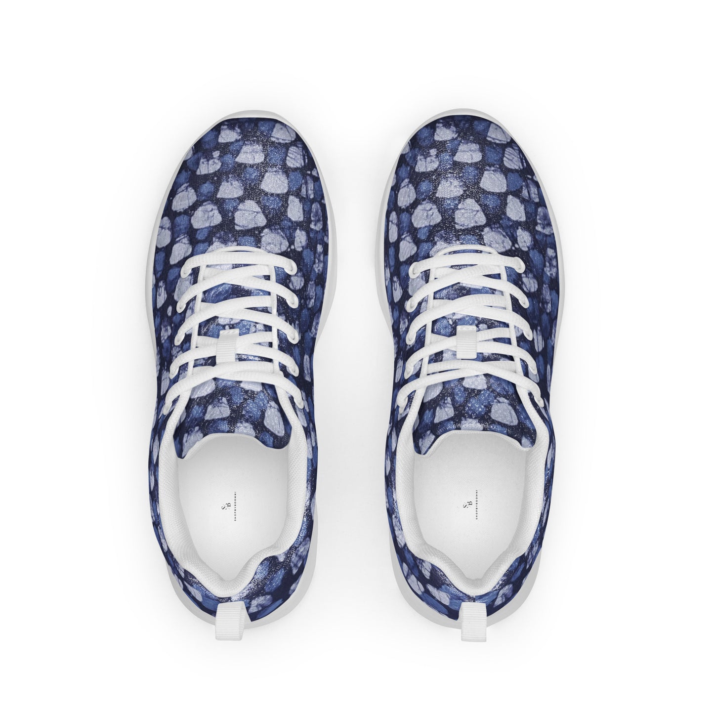 Blue Dotted Men’s athletic shoes