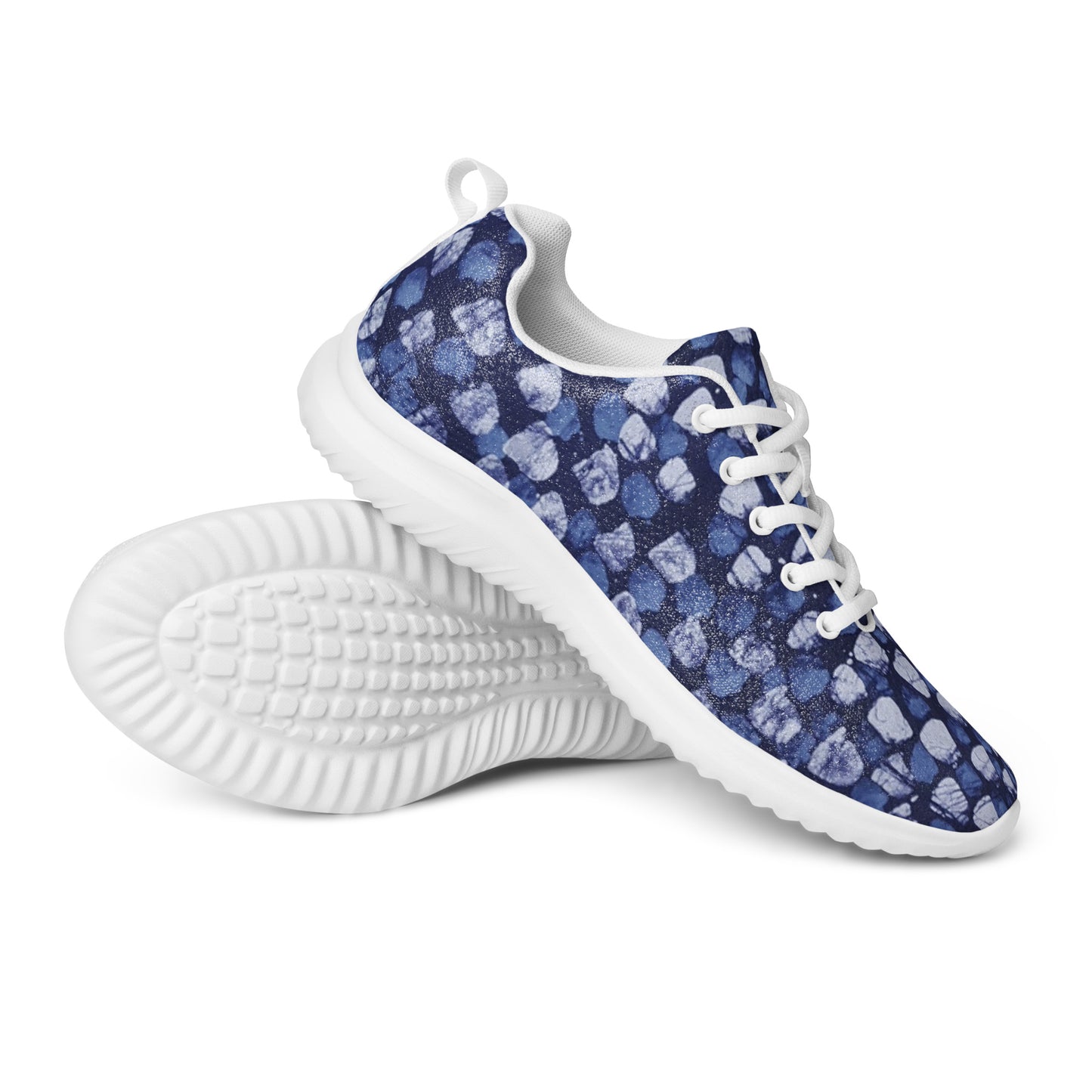 Blue Dotted Men’s athletic shoes