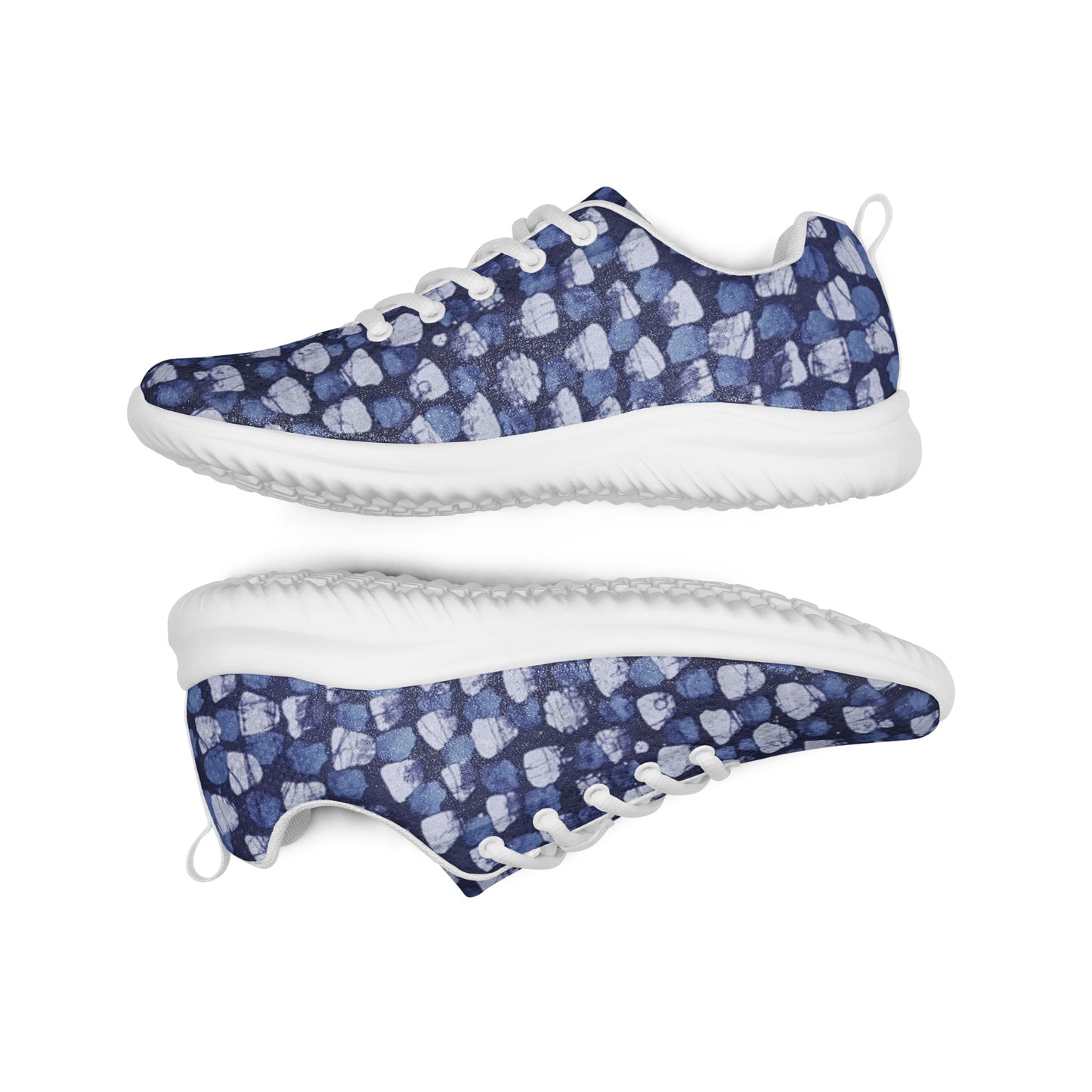 Blue Dotted Men’s athletic shoes