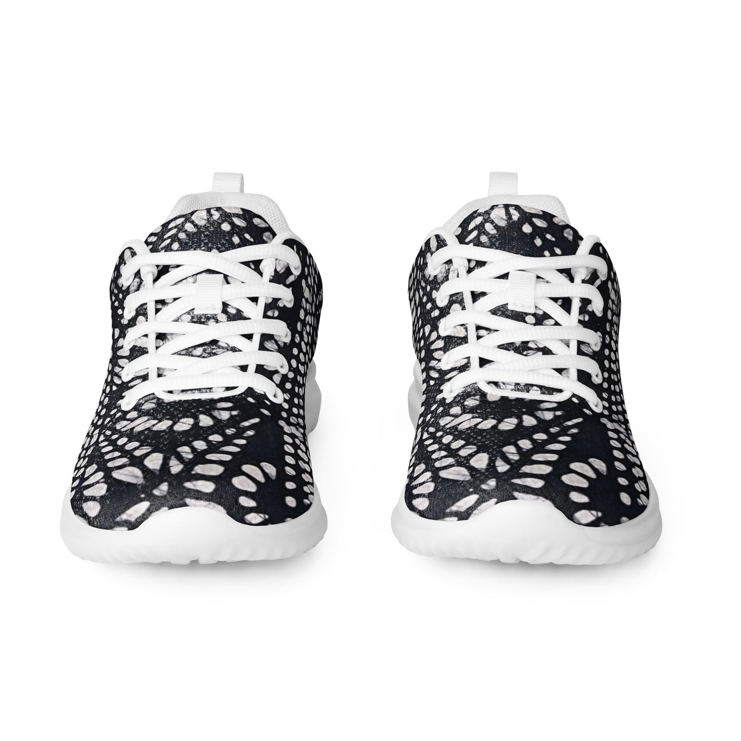 Black White Aztec Men’s athletic shoes