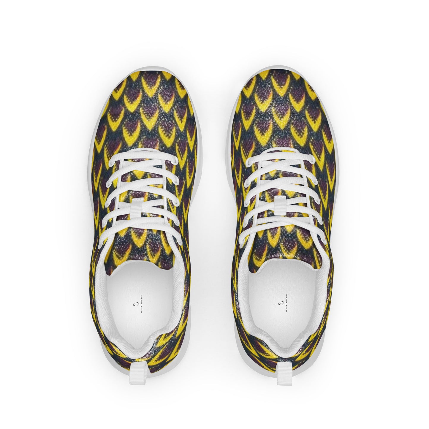 Yellow Flame Men’s athletic shoes