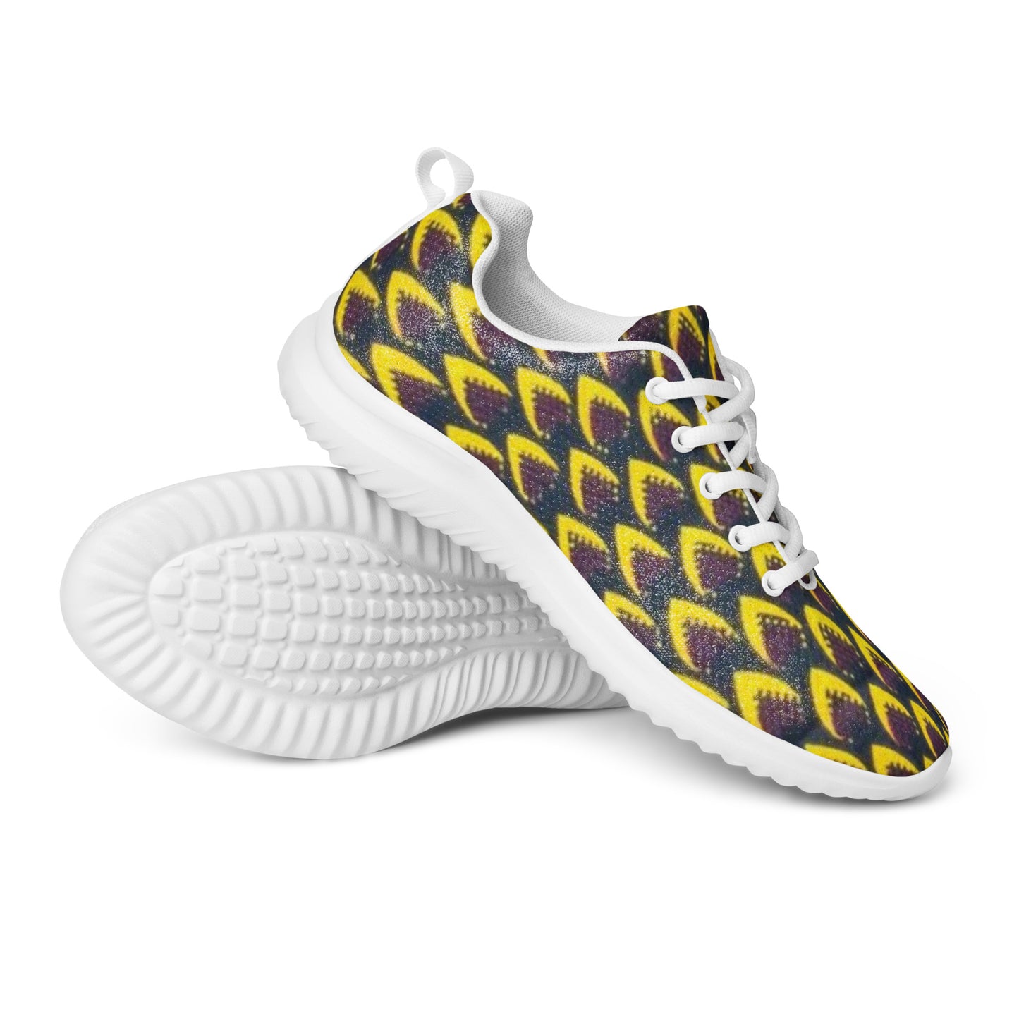 Yellow Flame Men’s athletic shoes