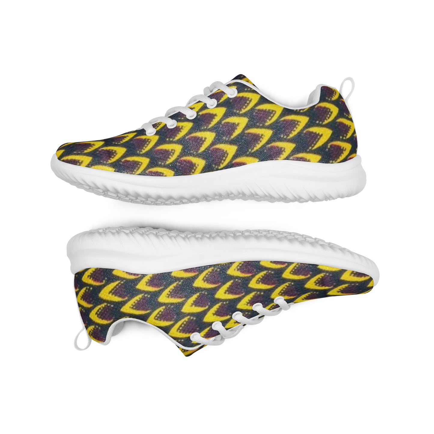 Yellow Flame Men’s athletic shoes