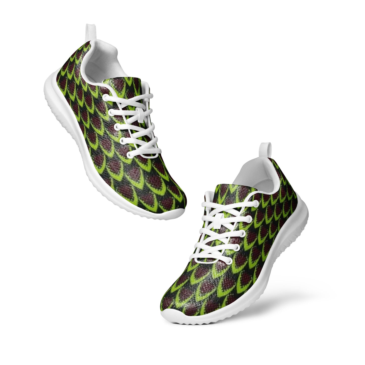 Green Flame Men’s athletic shoes