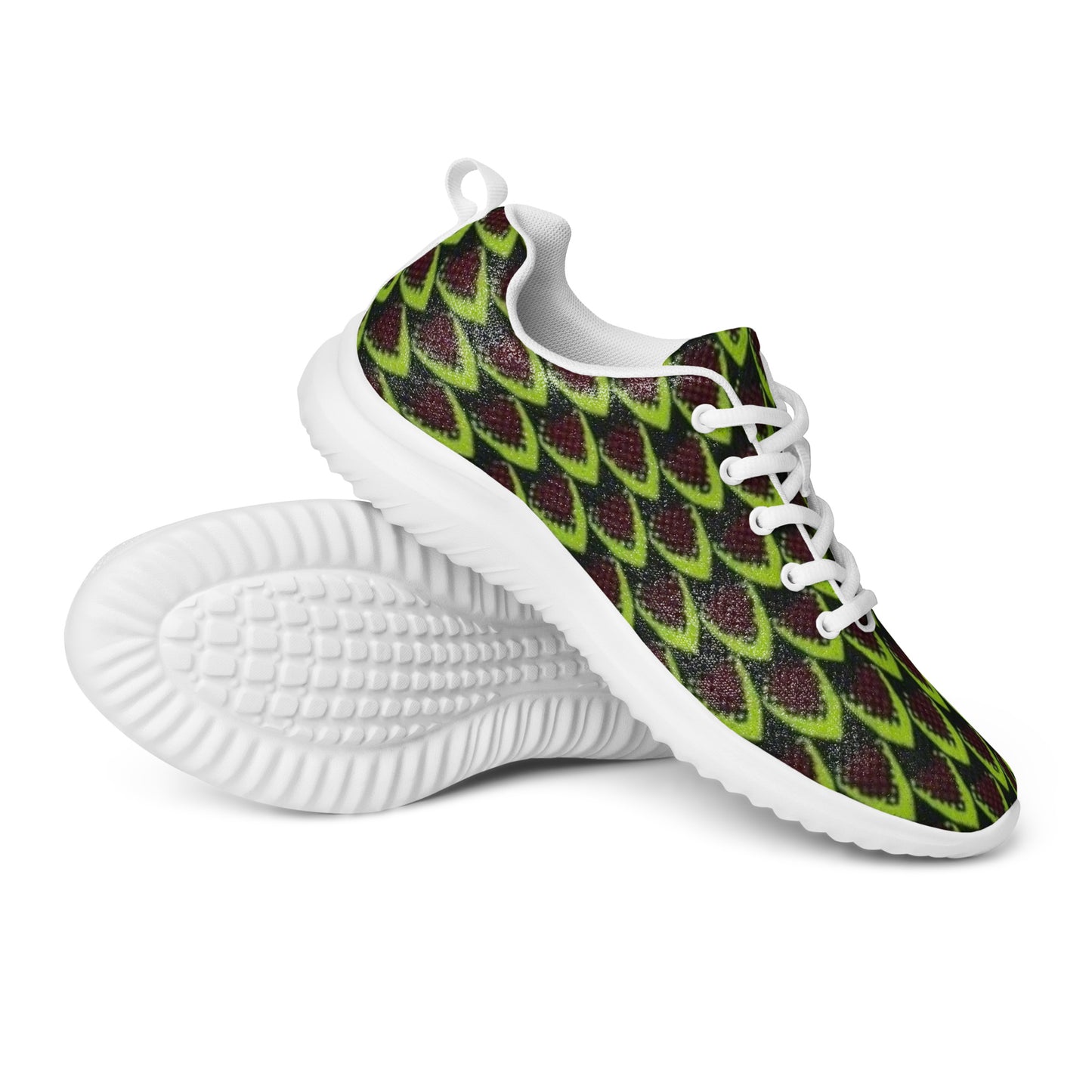 Green Flame Men’s athletic shoes