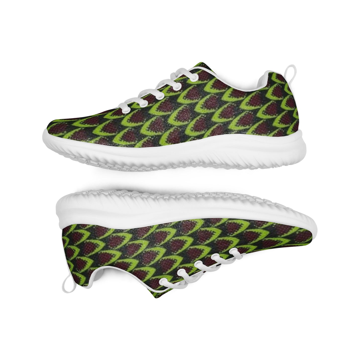 Green Flame Men’s athletic shoes