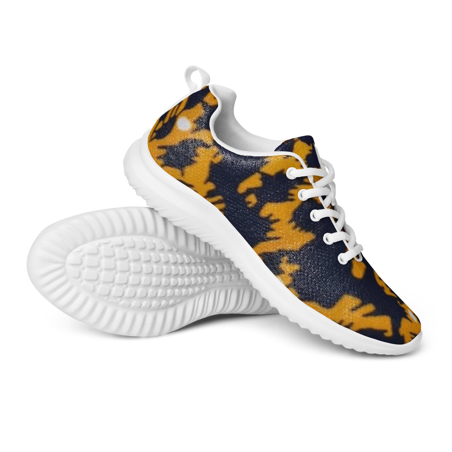 Yellow Leopard Men’s athletic shoes