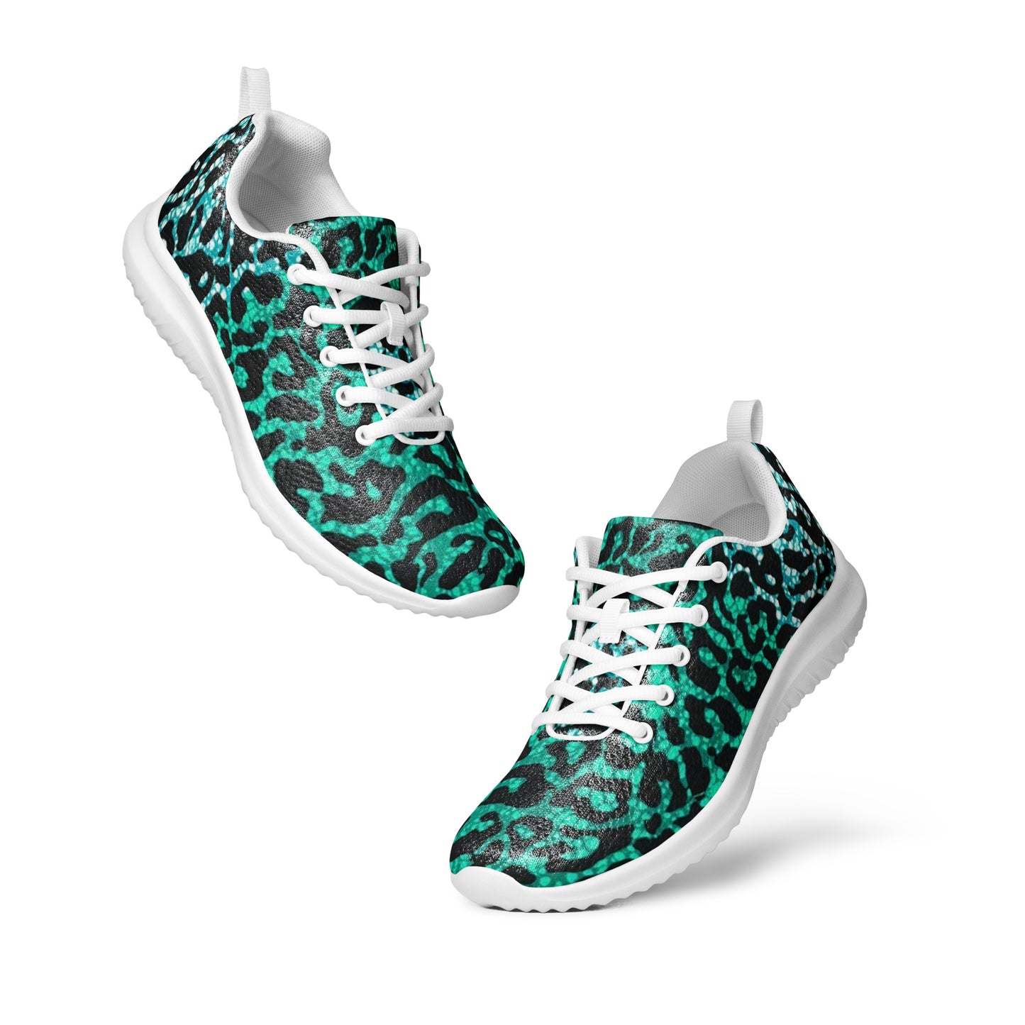 Green Leopard Men’s athletic shoes