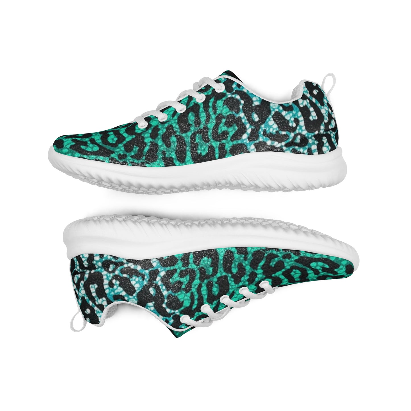 Green Leopard Men’s athletic shoes