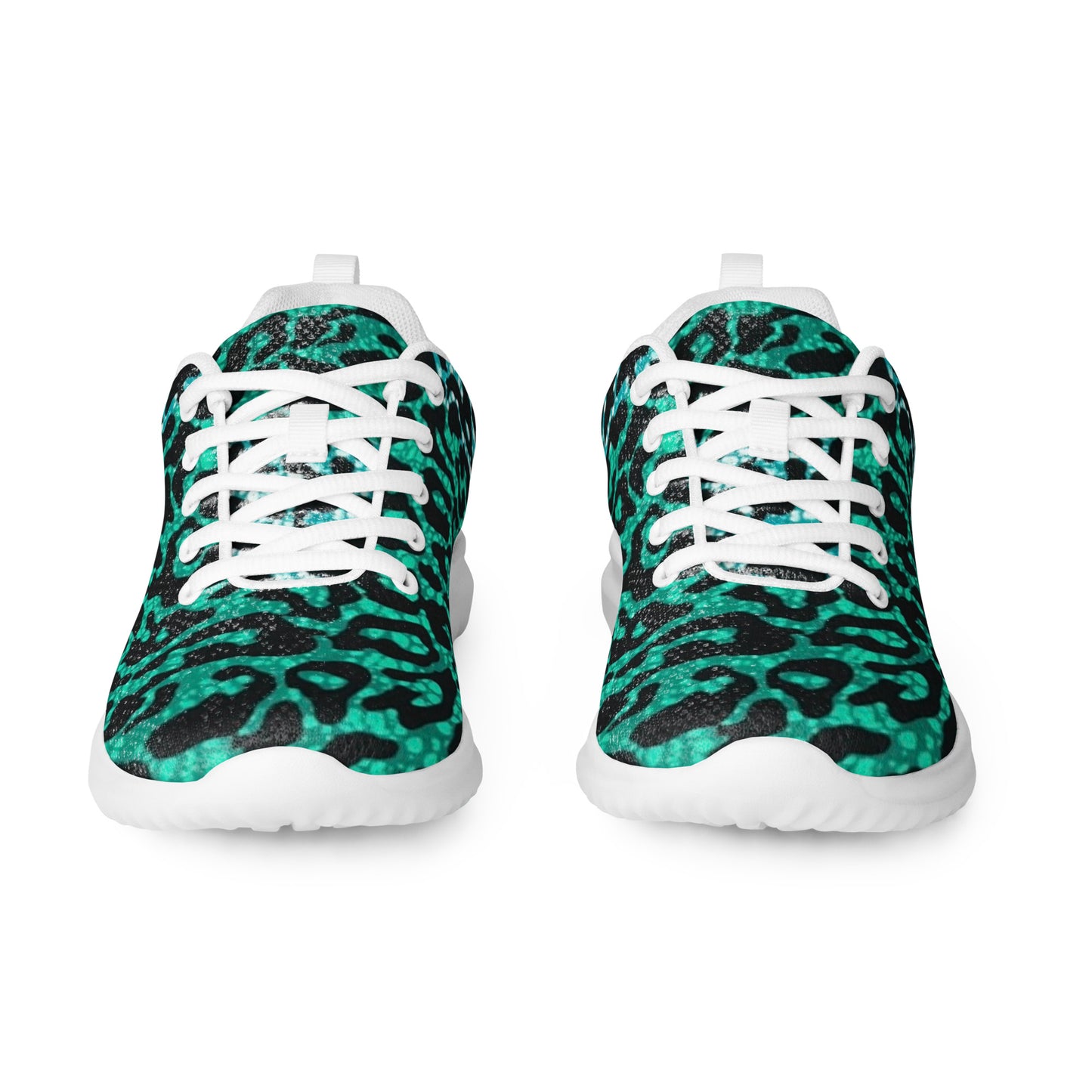 Green Leopard Men’s athletic shoes