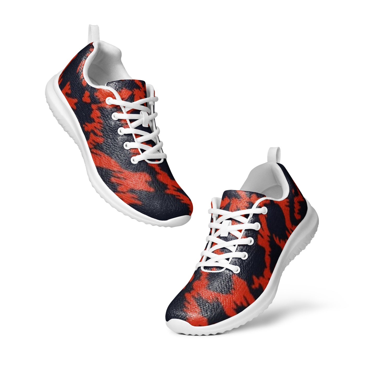 Orange Leopard Men’s athletic shoes