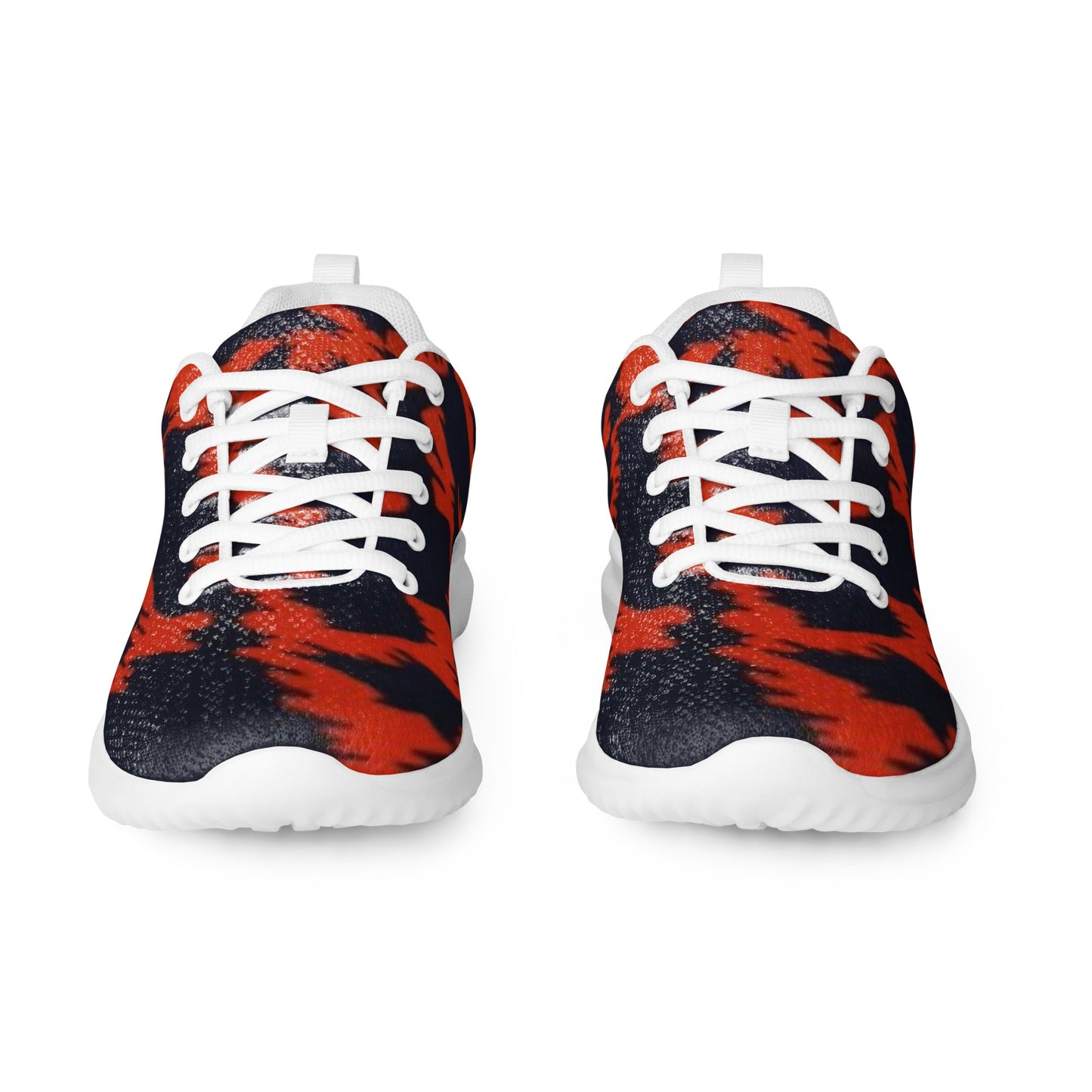 Orange Leopard Men’s athletic shoes