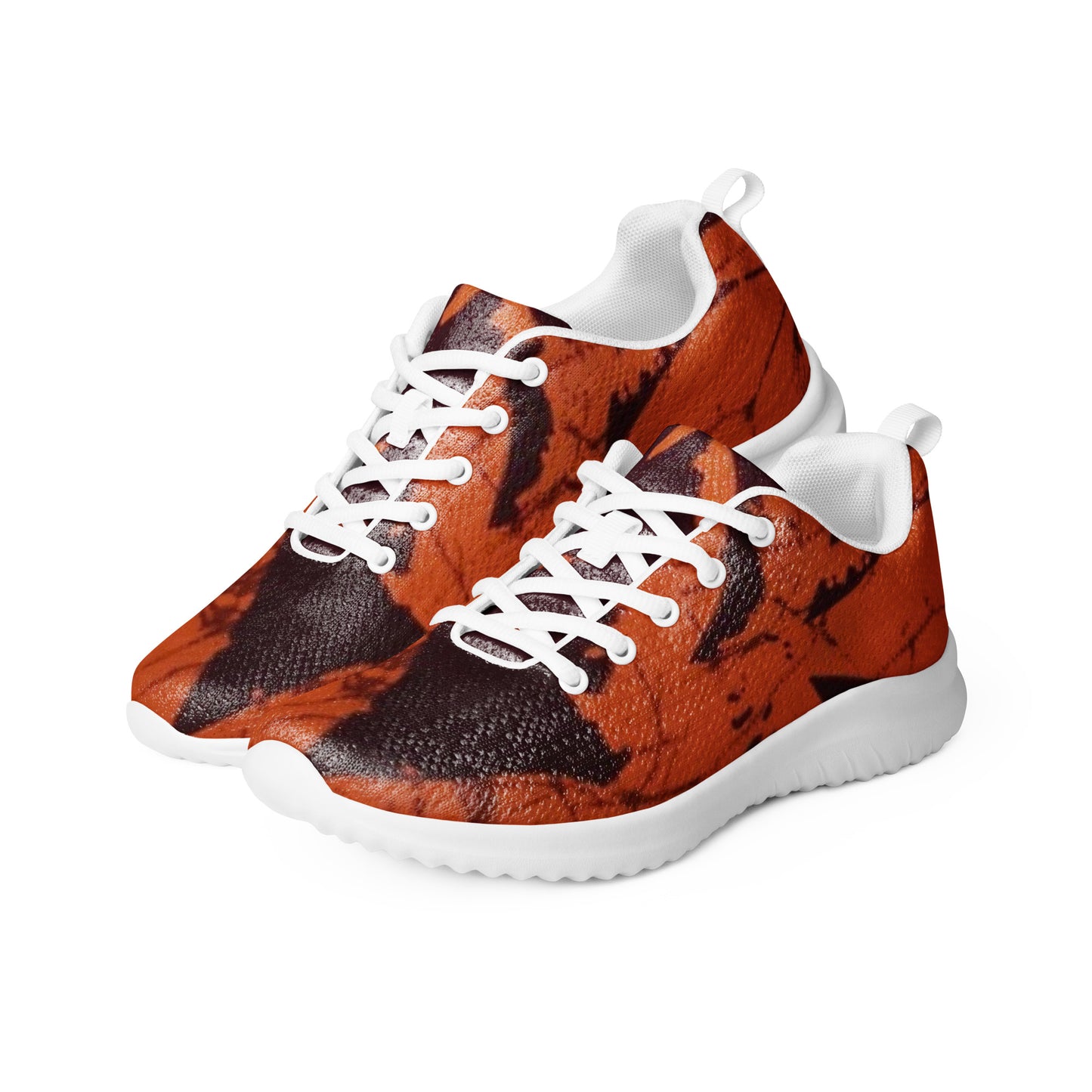 Orange Adire Men’s athletic shoes